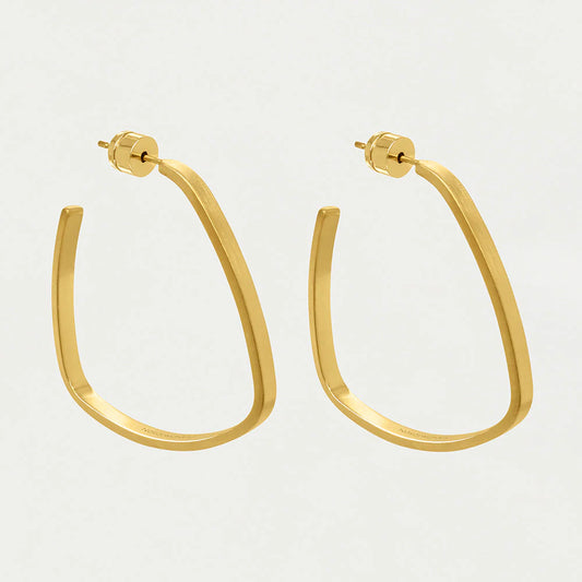 Small Square Hoop Earrings