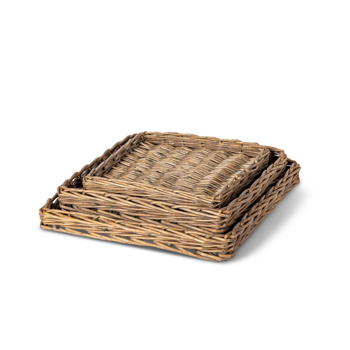 Woven WIllow Square Tray