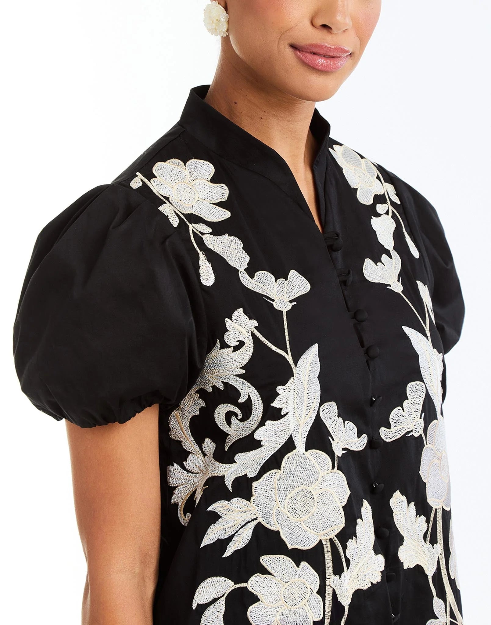 Elliana Barong Midi Dress