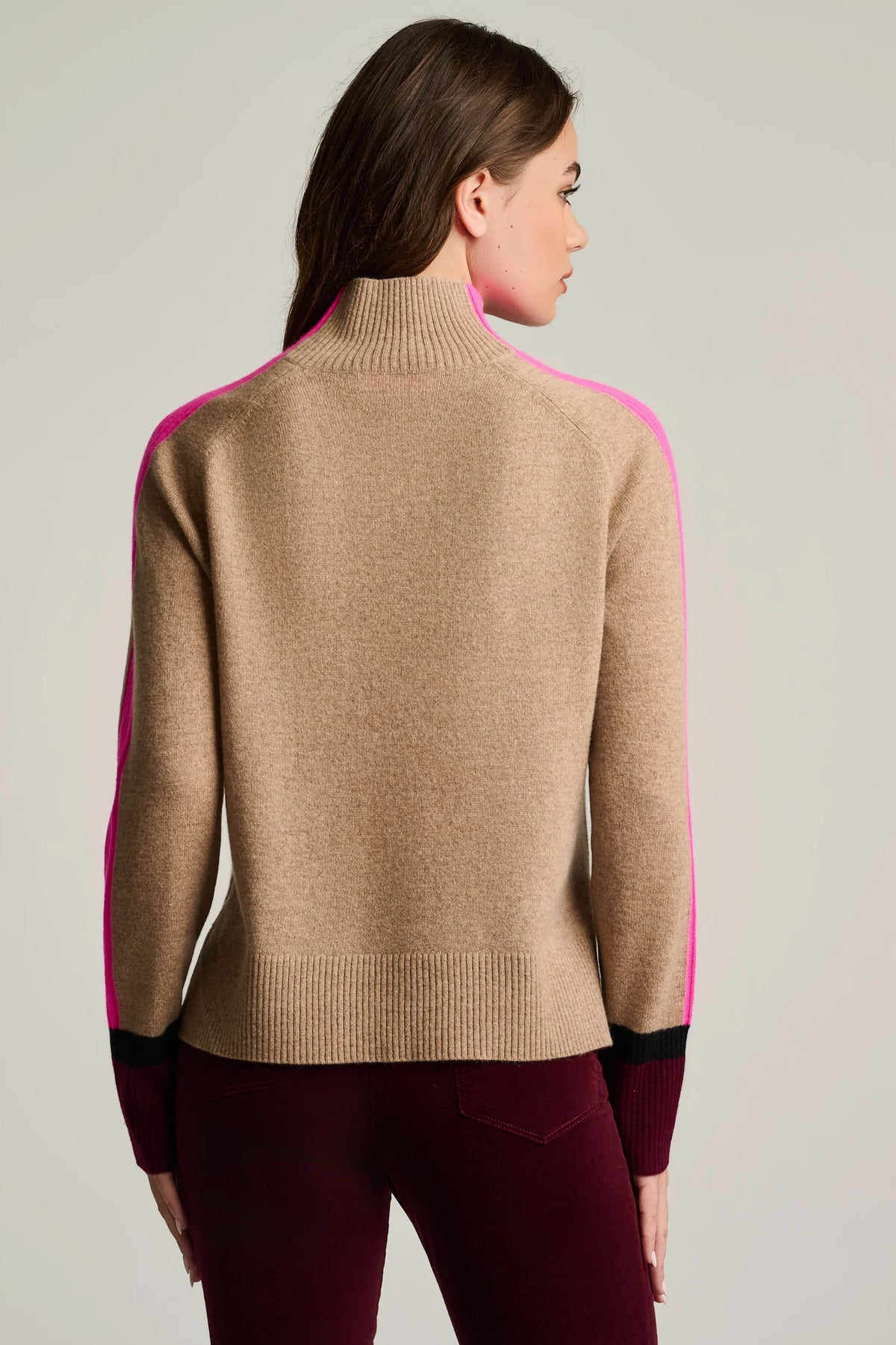 High Spirits Cashmere Sweater in Biscuit