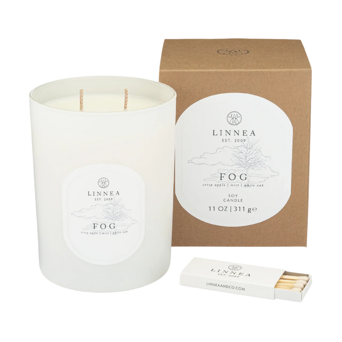 Fog Large 2 Wick Candle