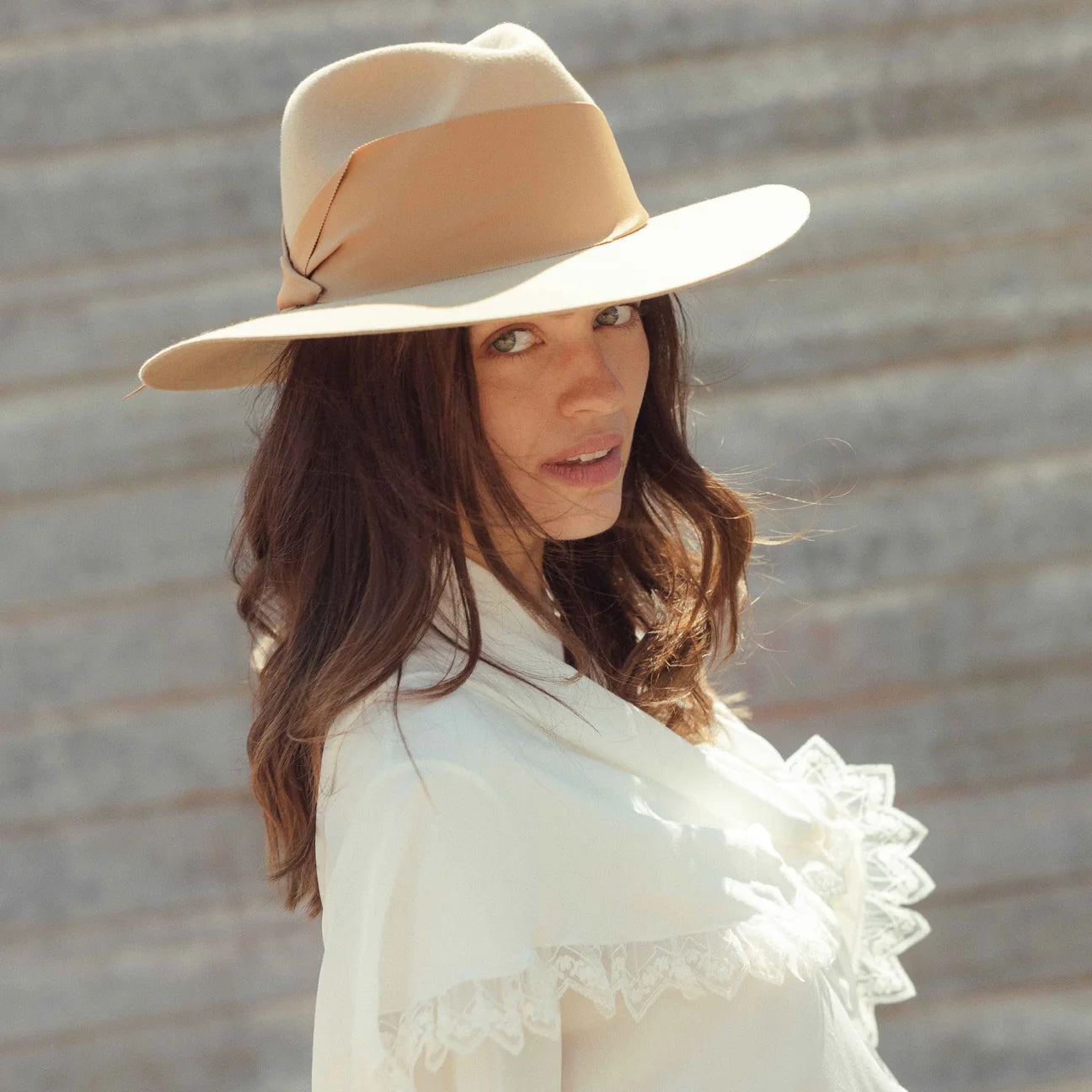Wool Gardenia Hat