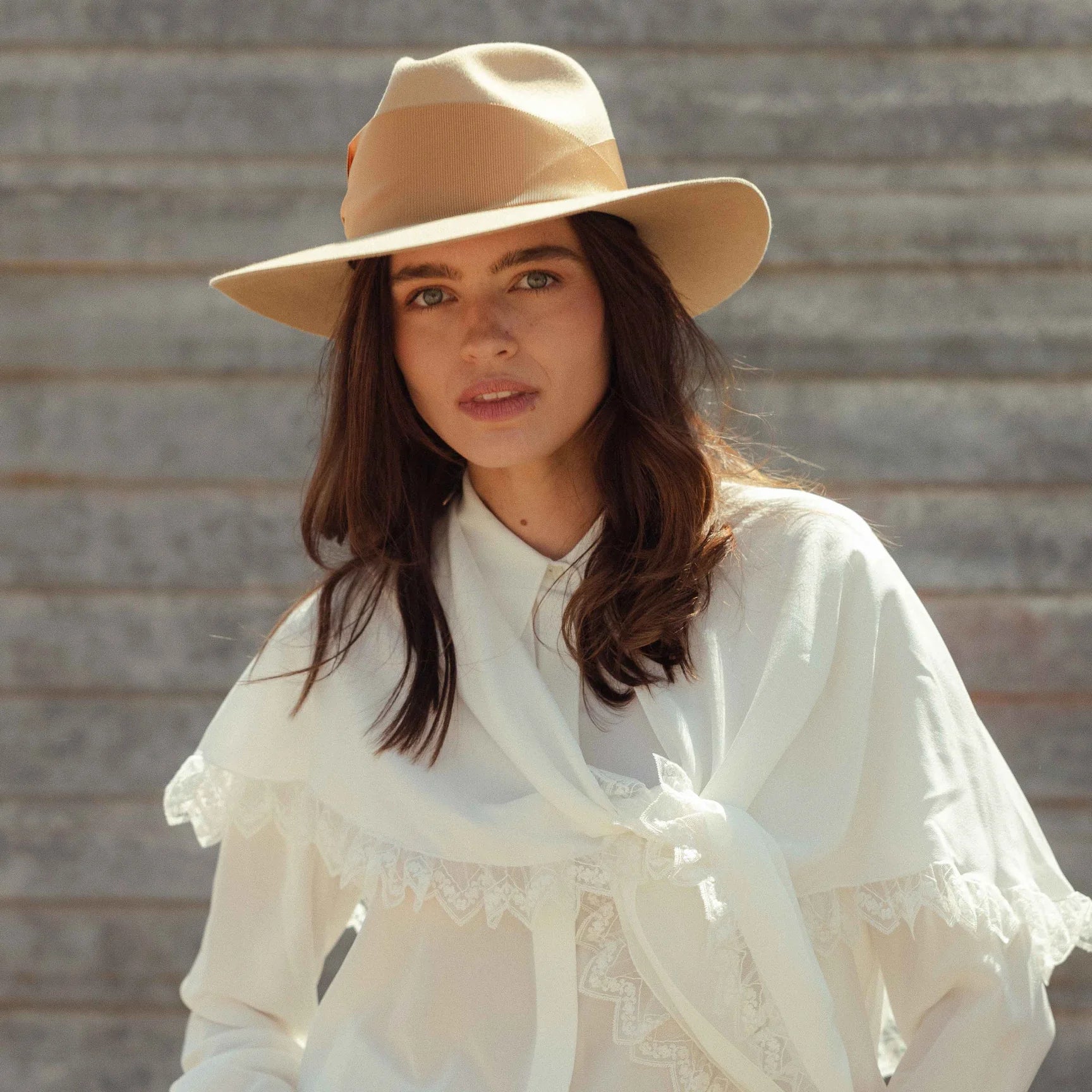 Wool Gardenia Hat