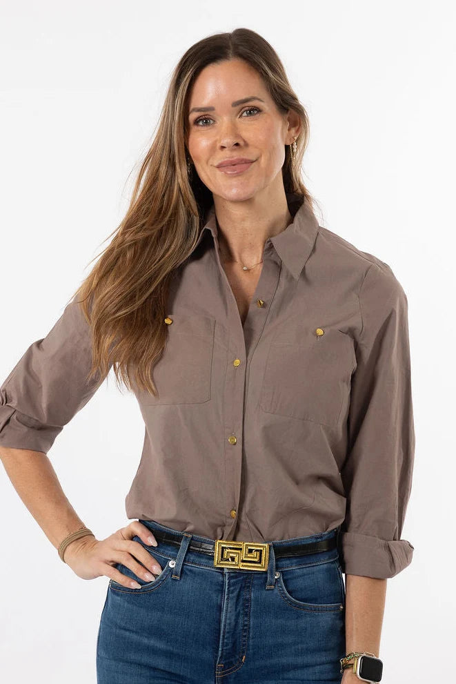 Button Down in Slate