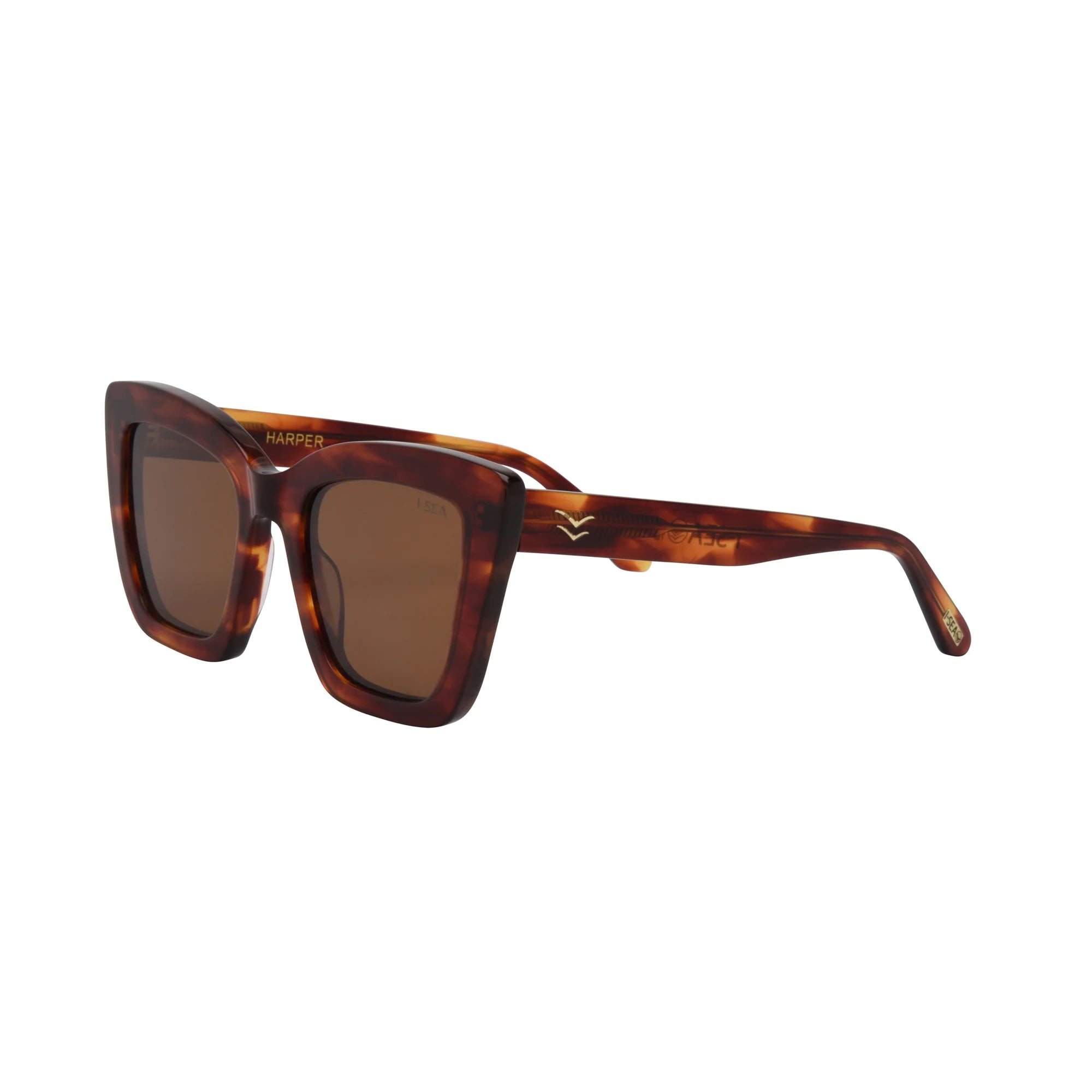 Harper Amber/Brown Sunglasses