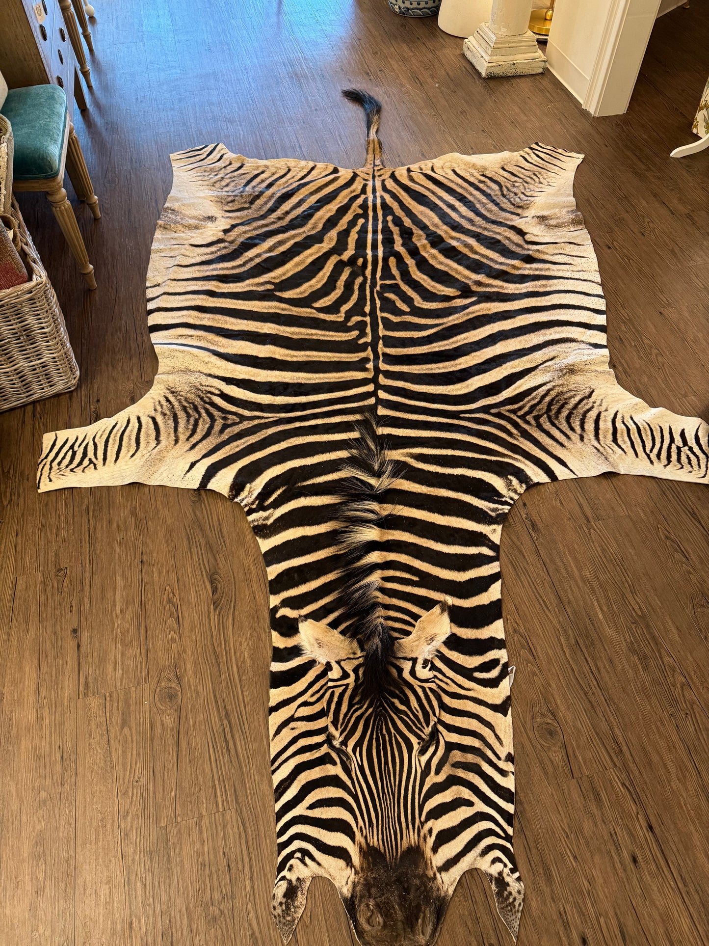 Zebra Hide Rug