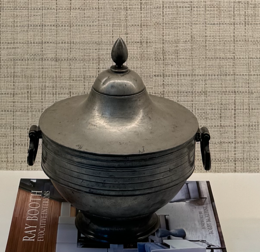 Antique Pewter Tureen