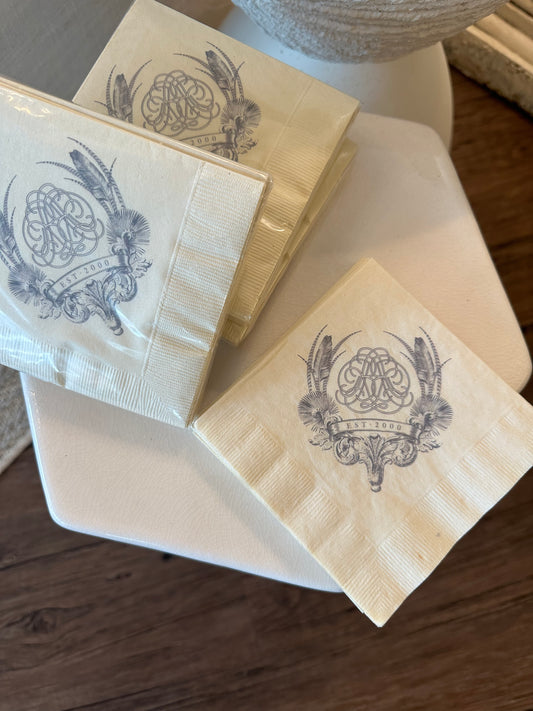 LBI Custom Logo Beverage Napkins