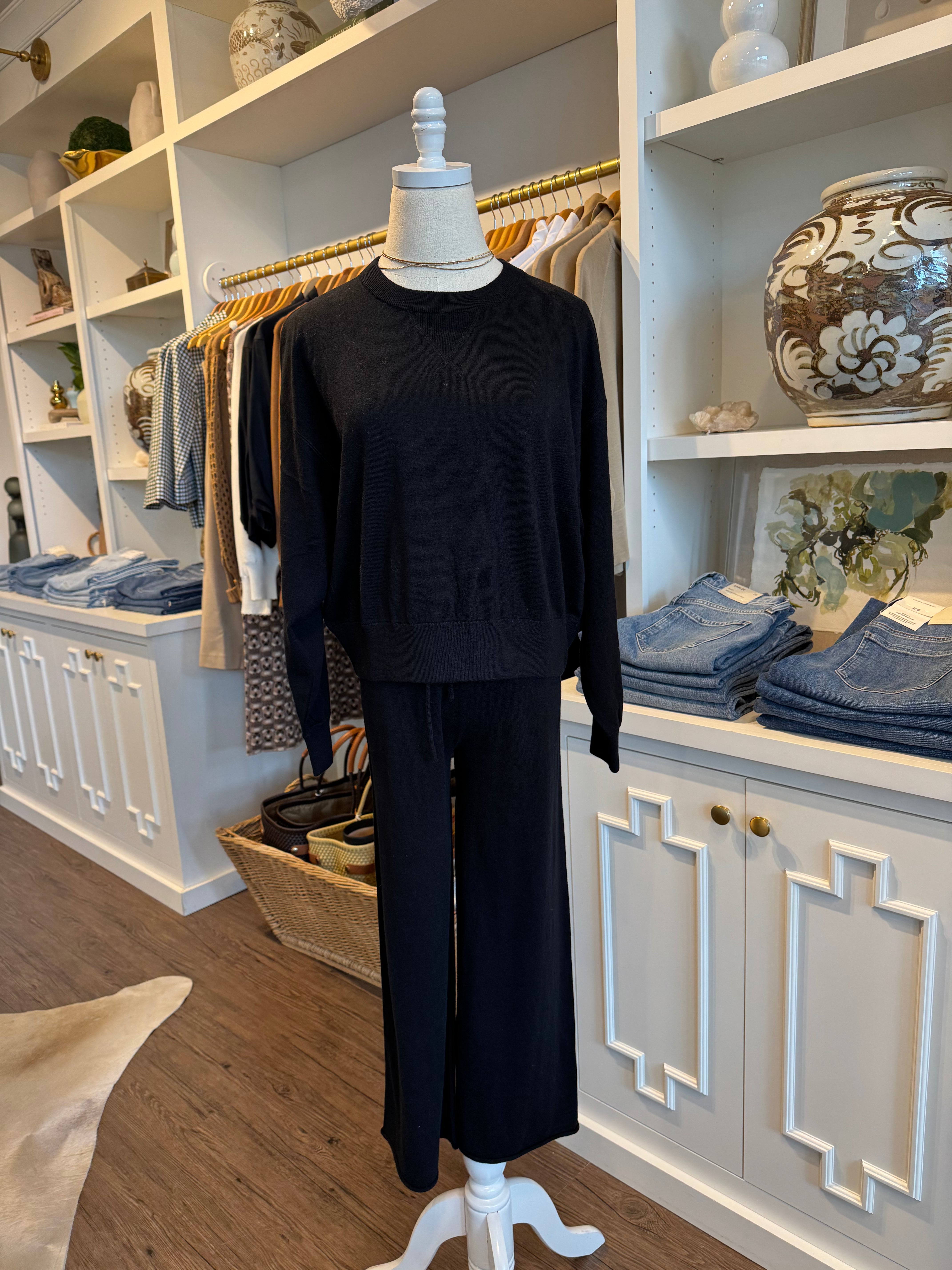 Asher Wide Leg Crop Pant
