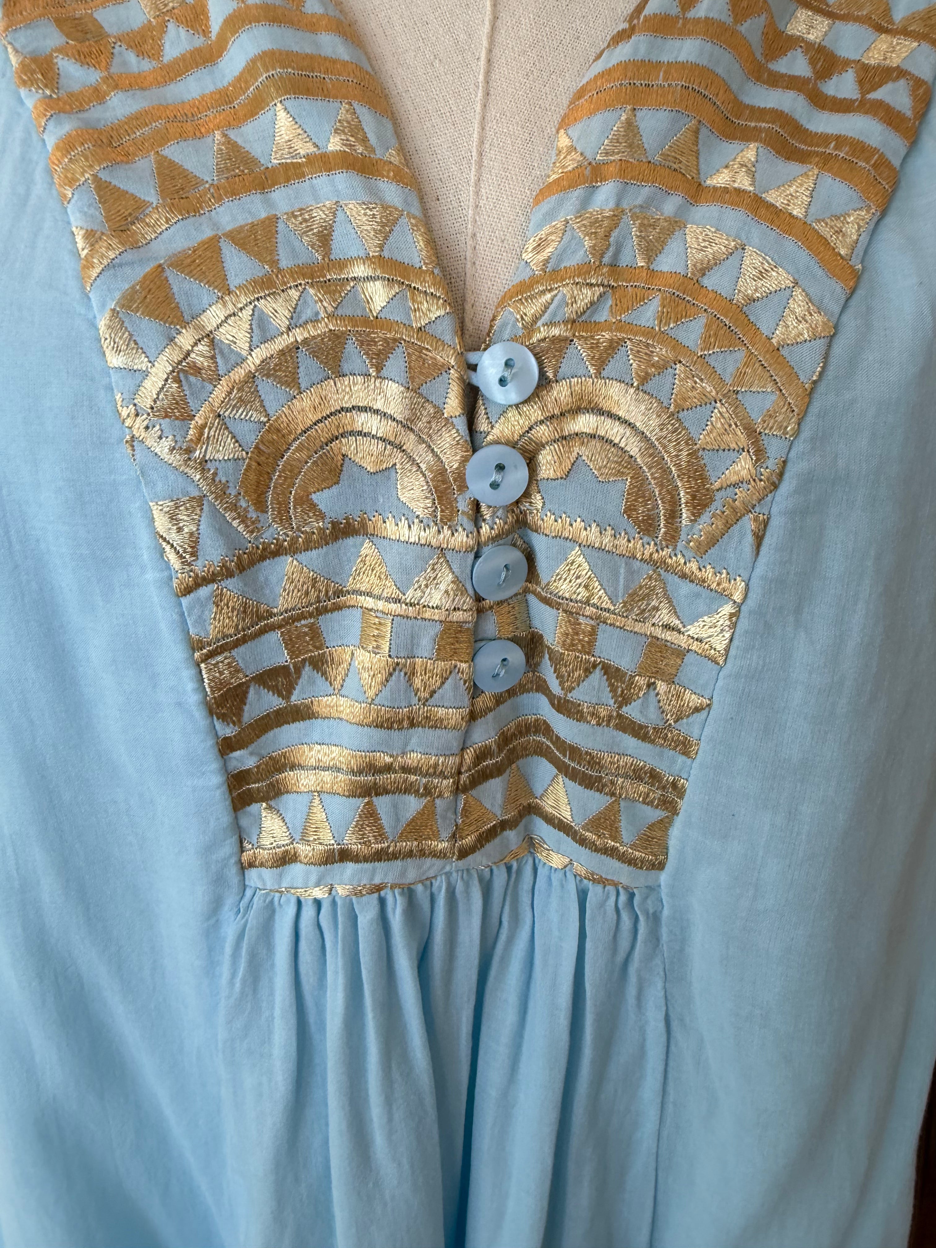 New Triangle Sleeveless Maxi Dress