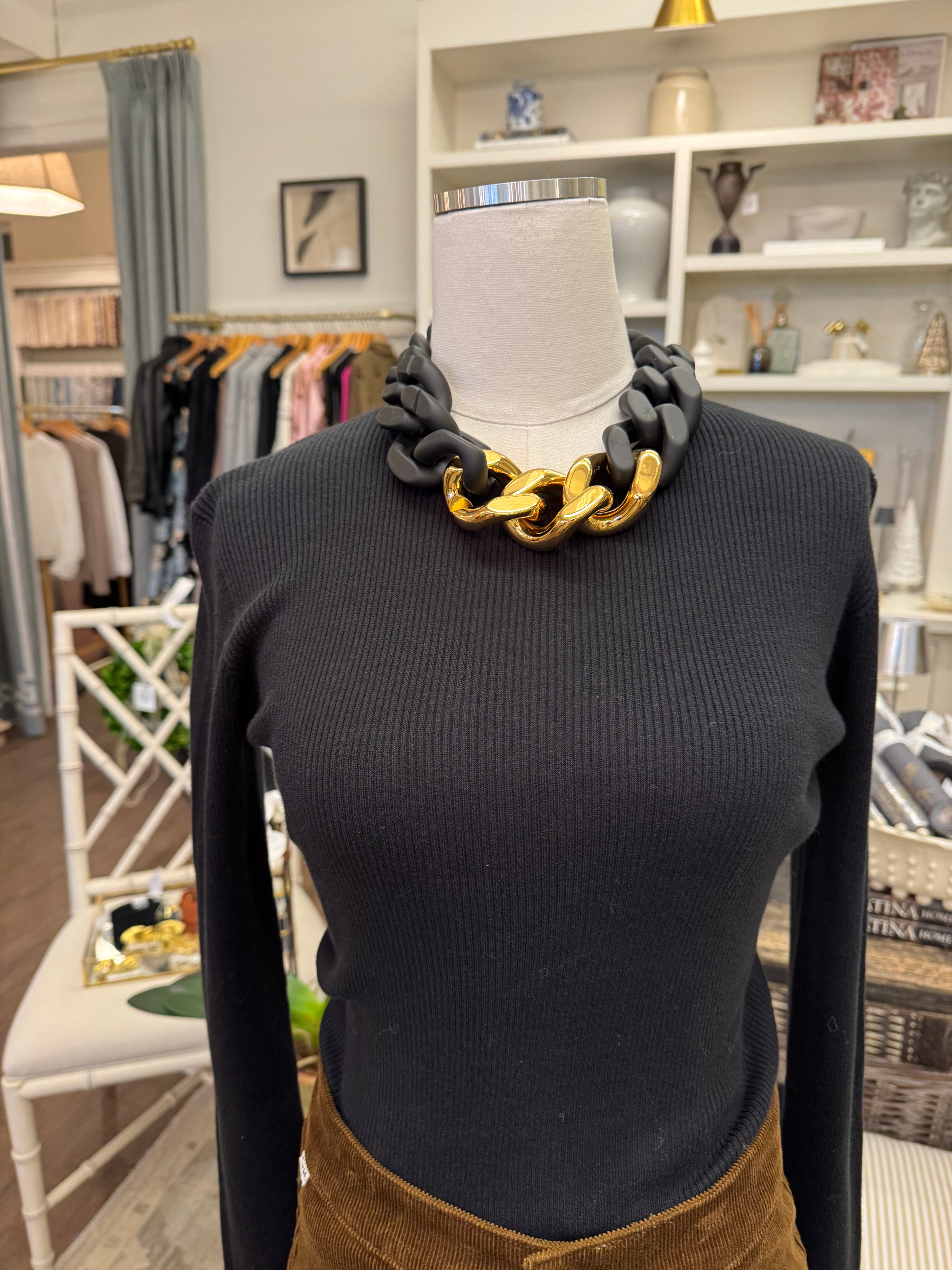 Sterling Long Sleeve Rib Tee