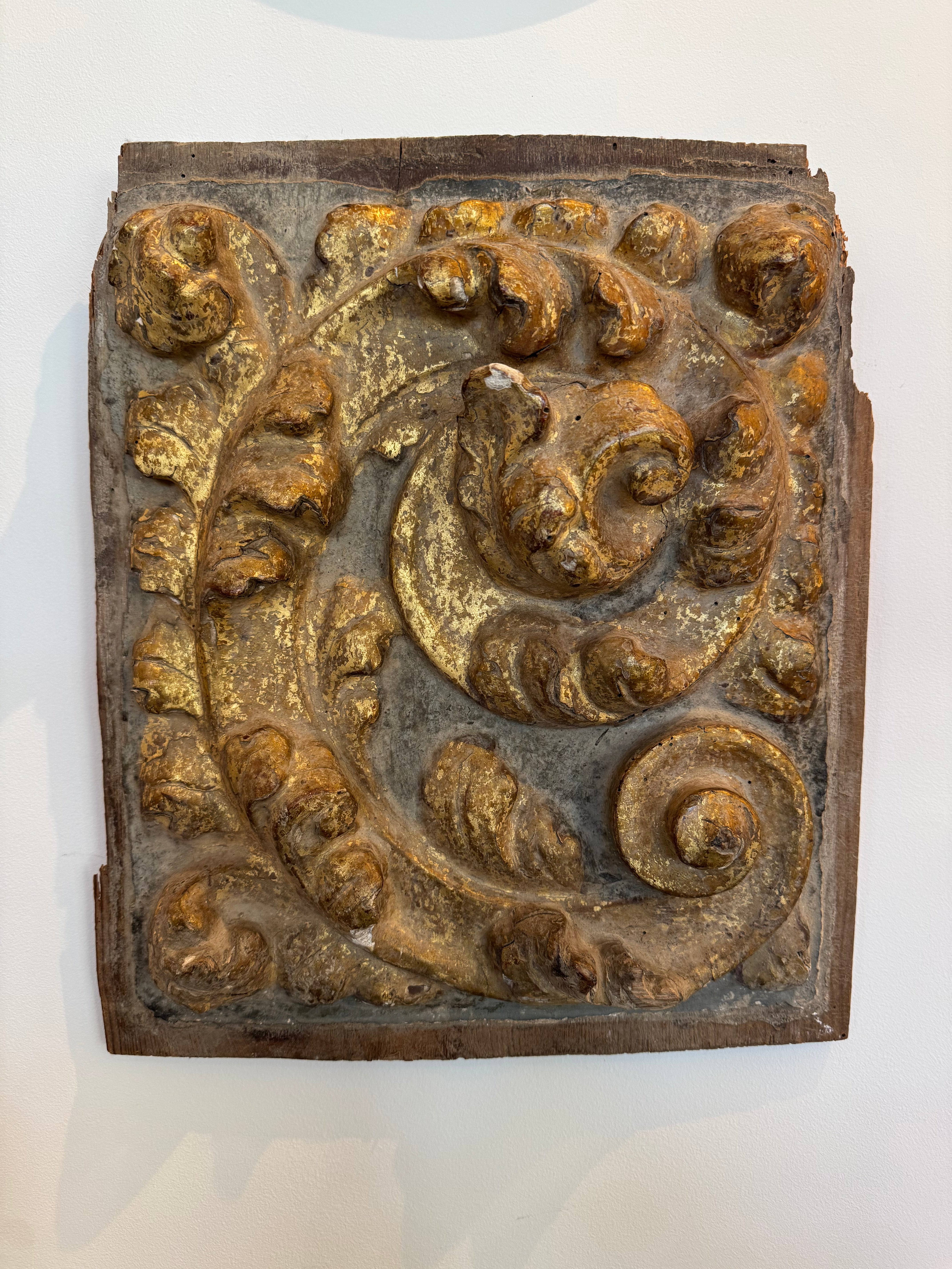 17th Century Gilded Fragment