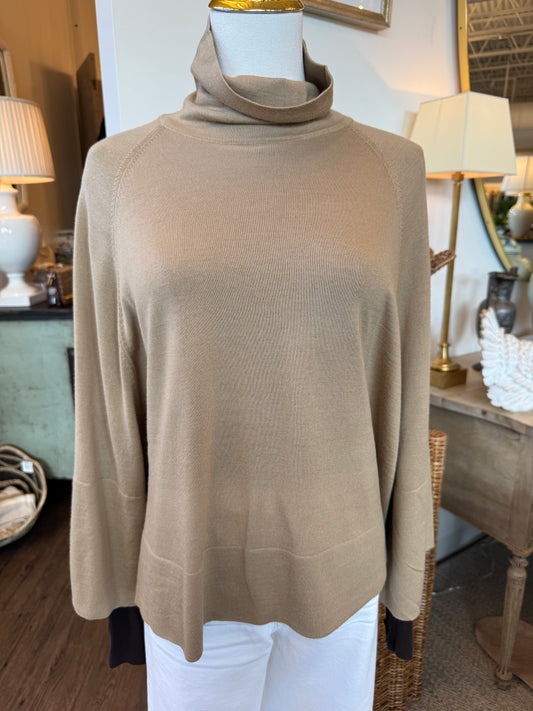 Cozy Poncho with Oversized Raglan Sleeves