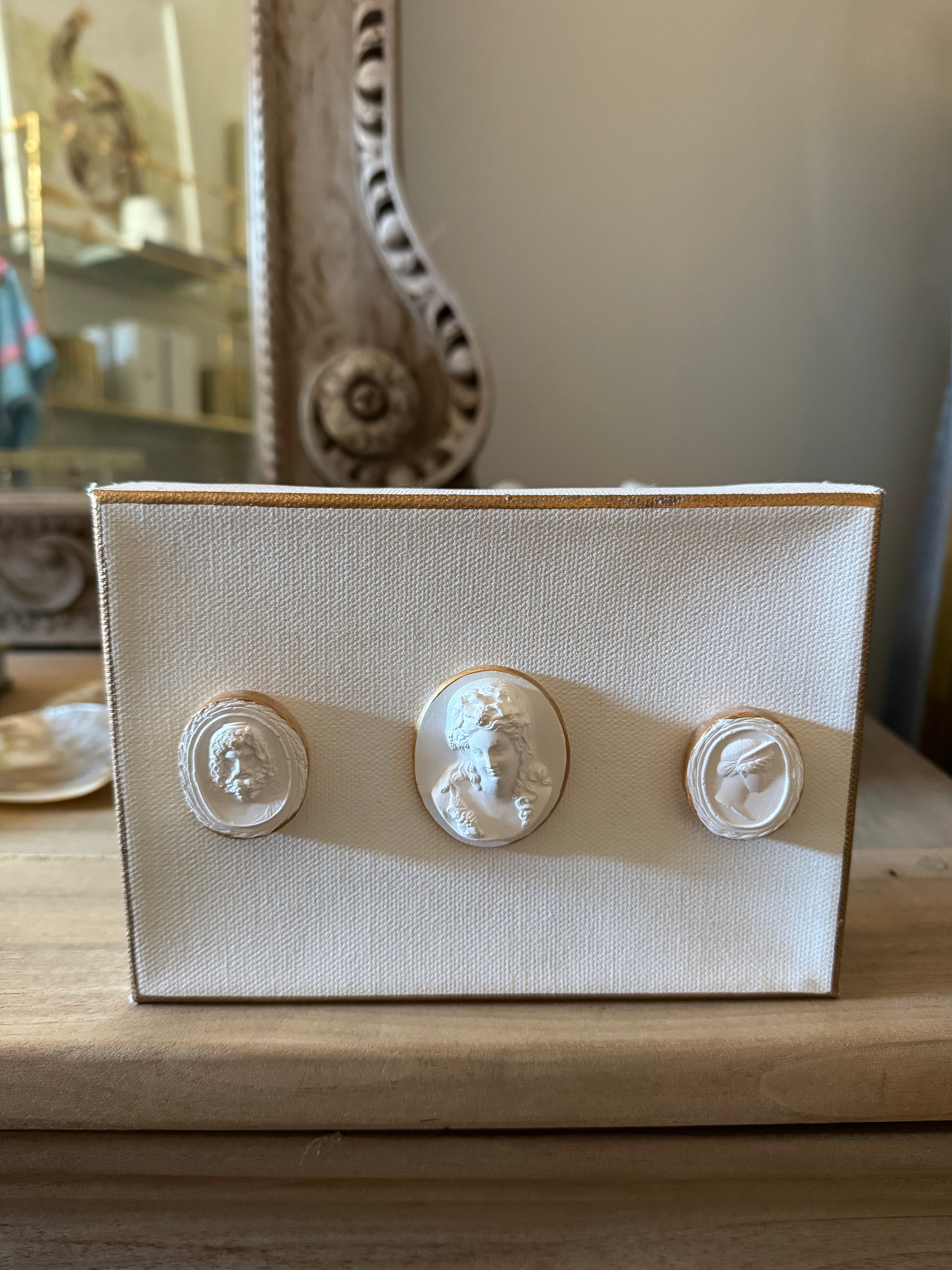 Triple Intaglio on Canvas