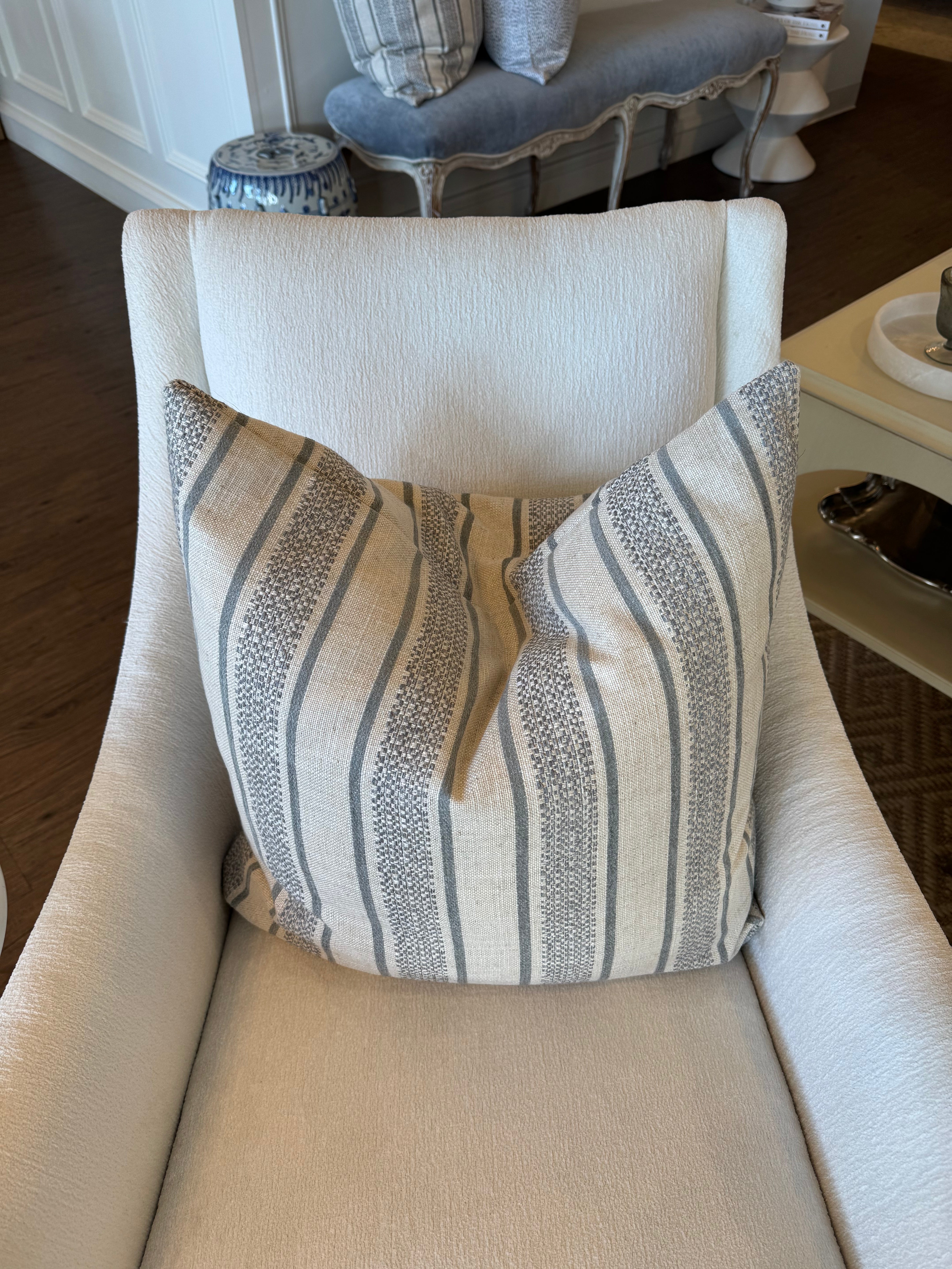 Custom Striped Pillow