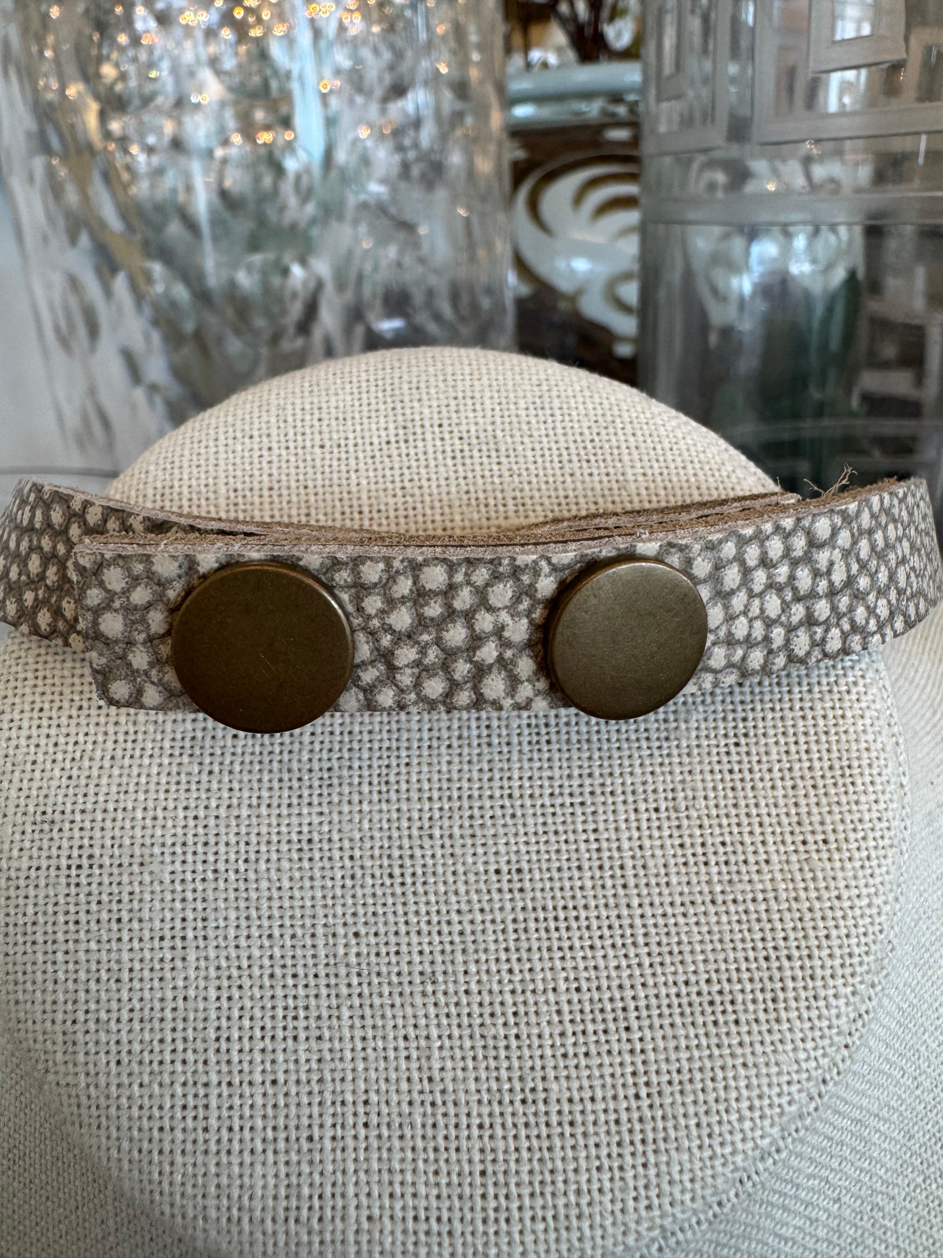 Bead & Leather Necklace with Horse Head Pendant