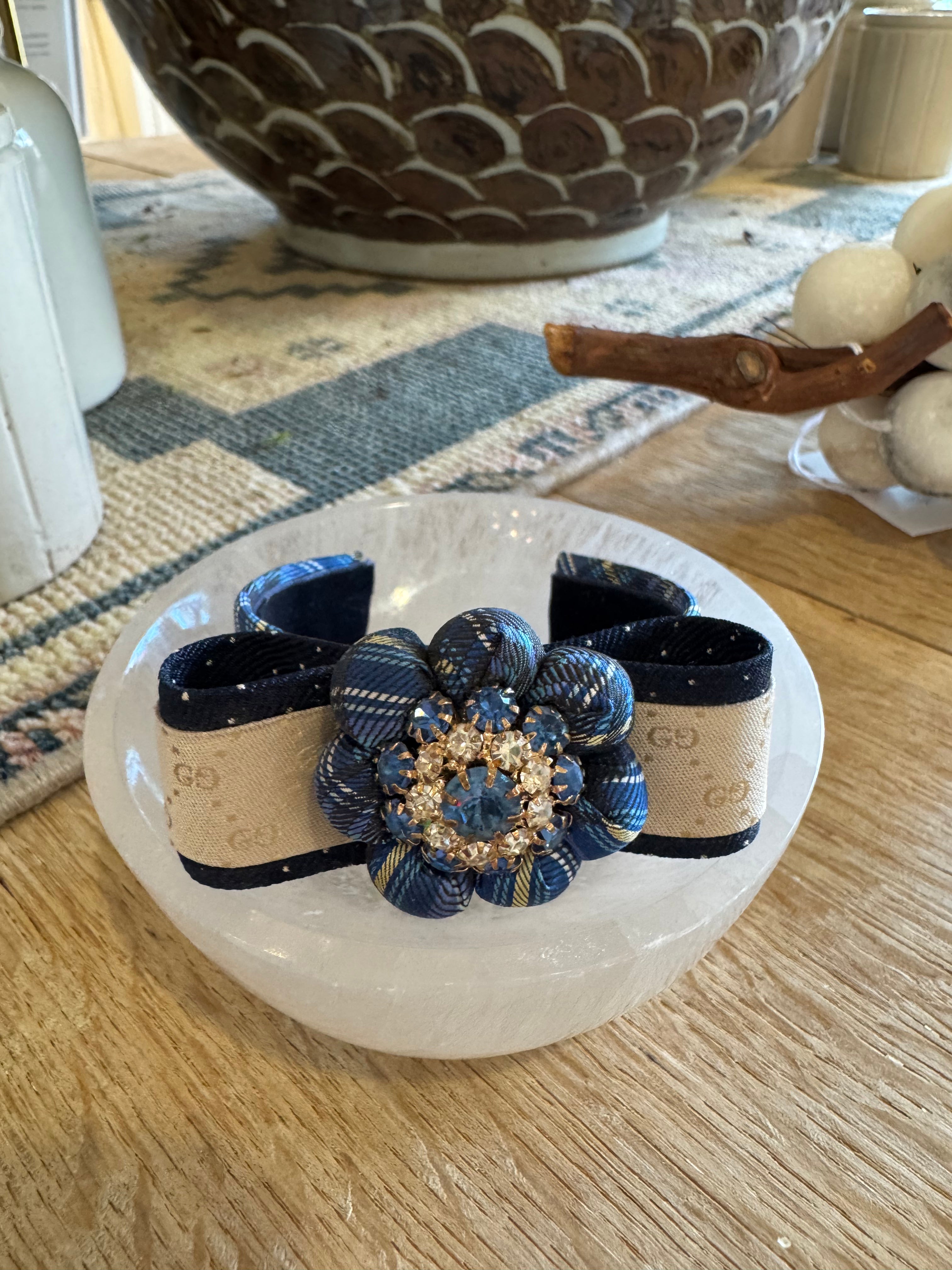Vintage Scarf Cuff
