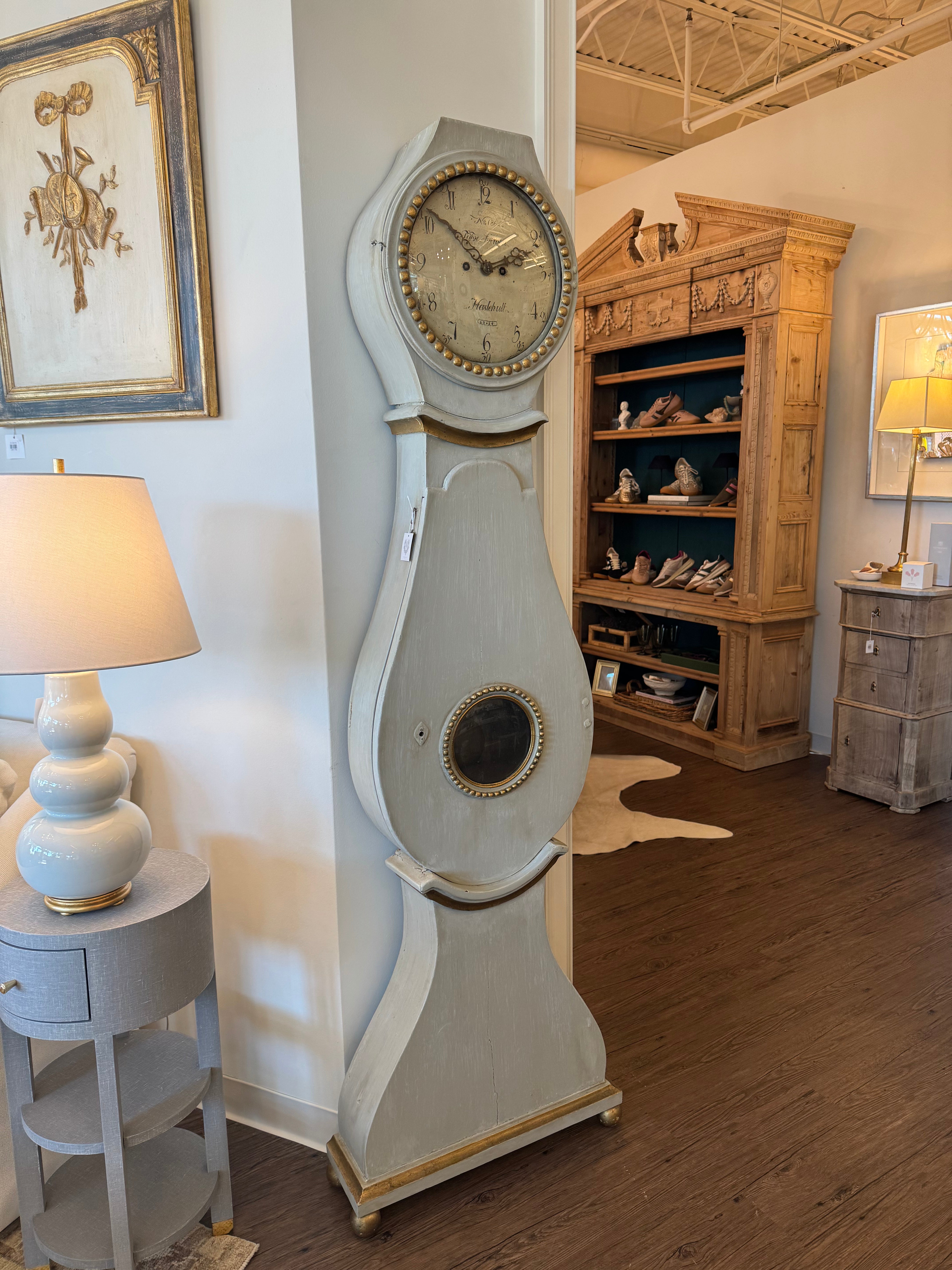 Mora Clock with Gold Gilt