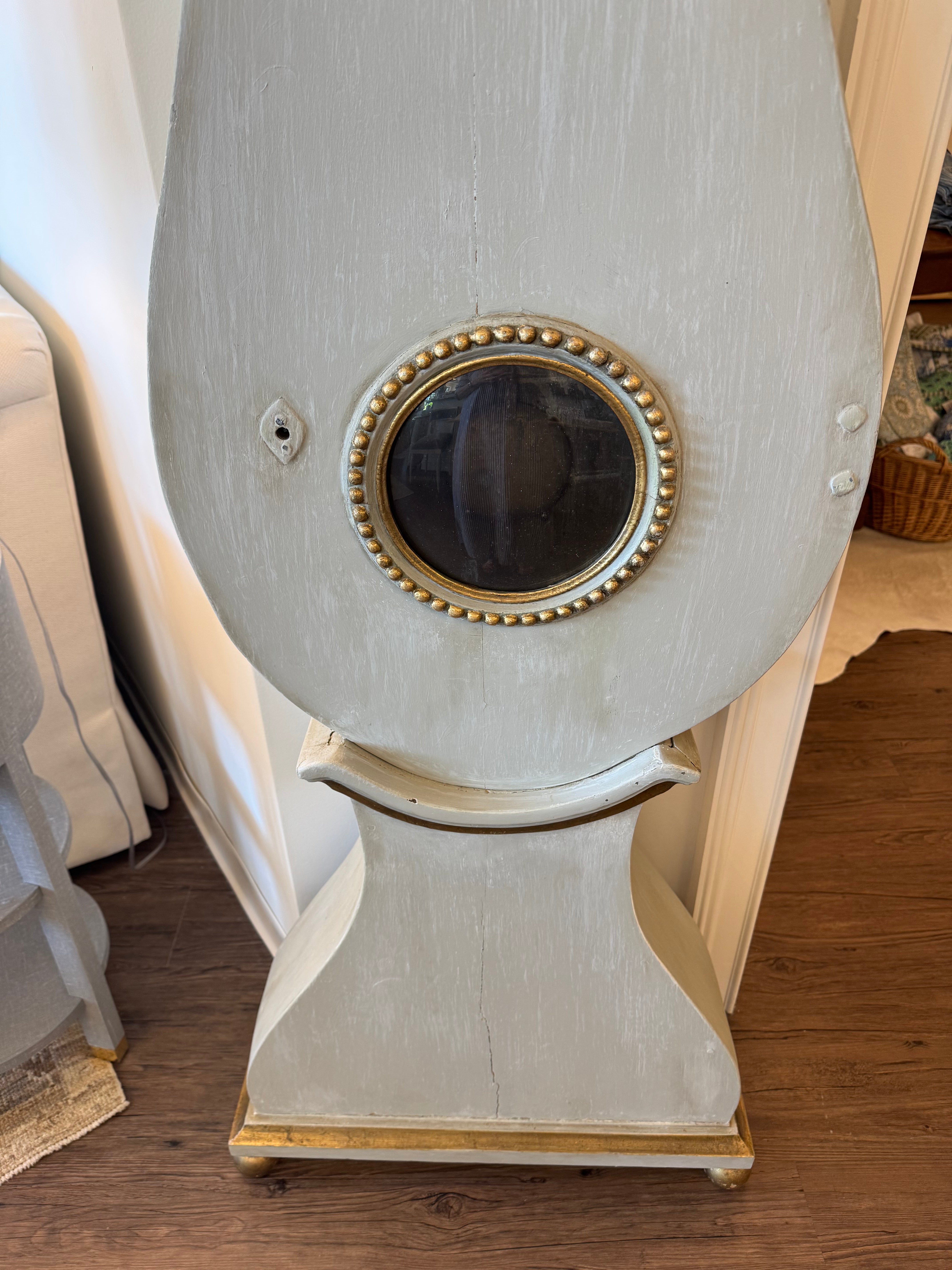 Mora Clock with Gold Gilt