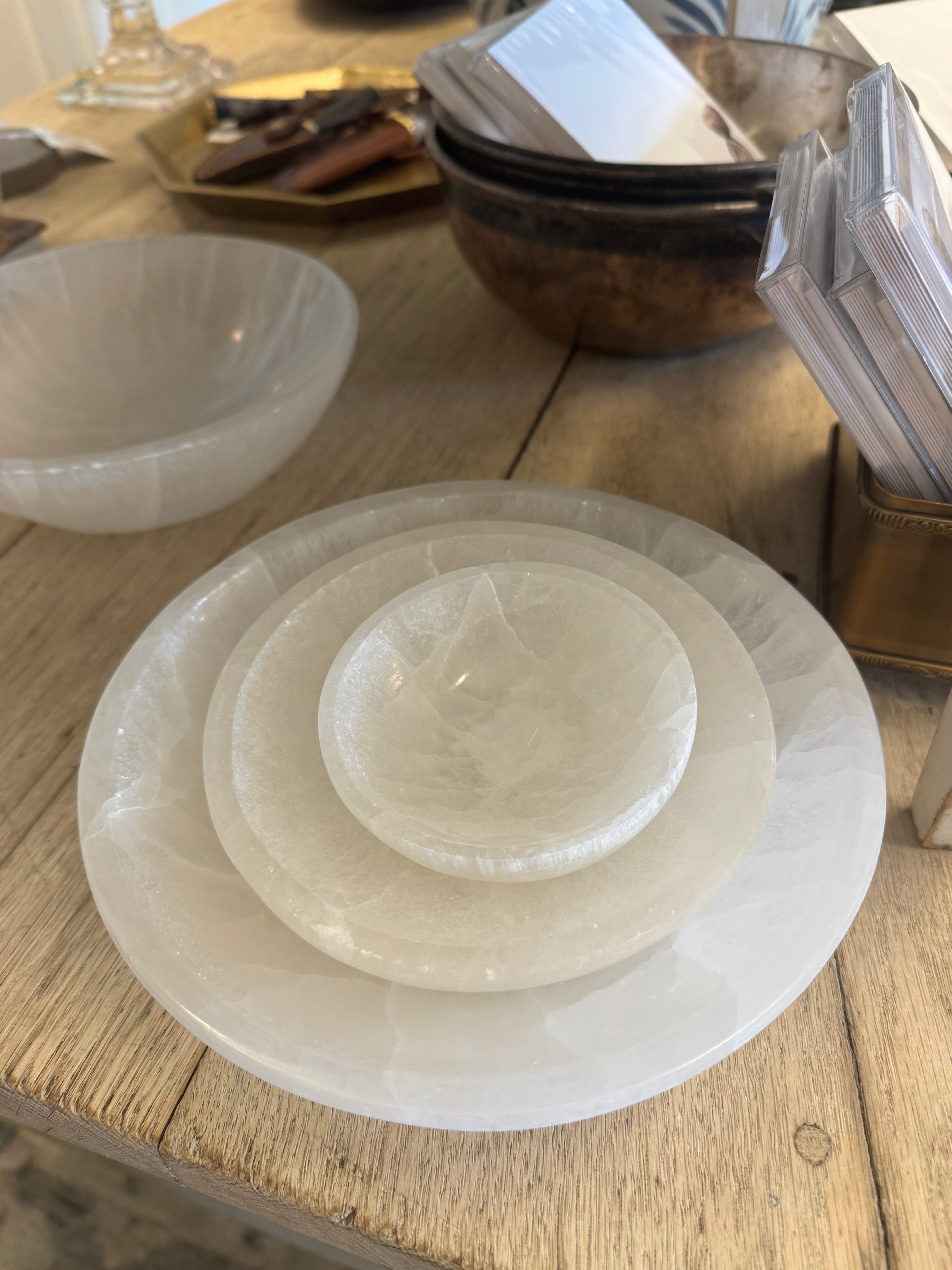 Selenite Bowls