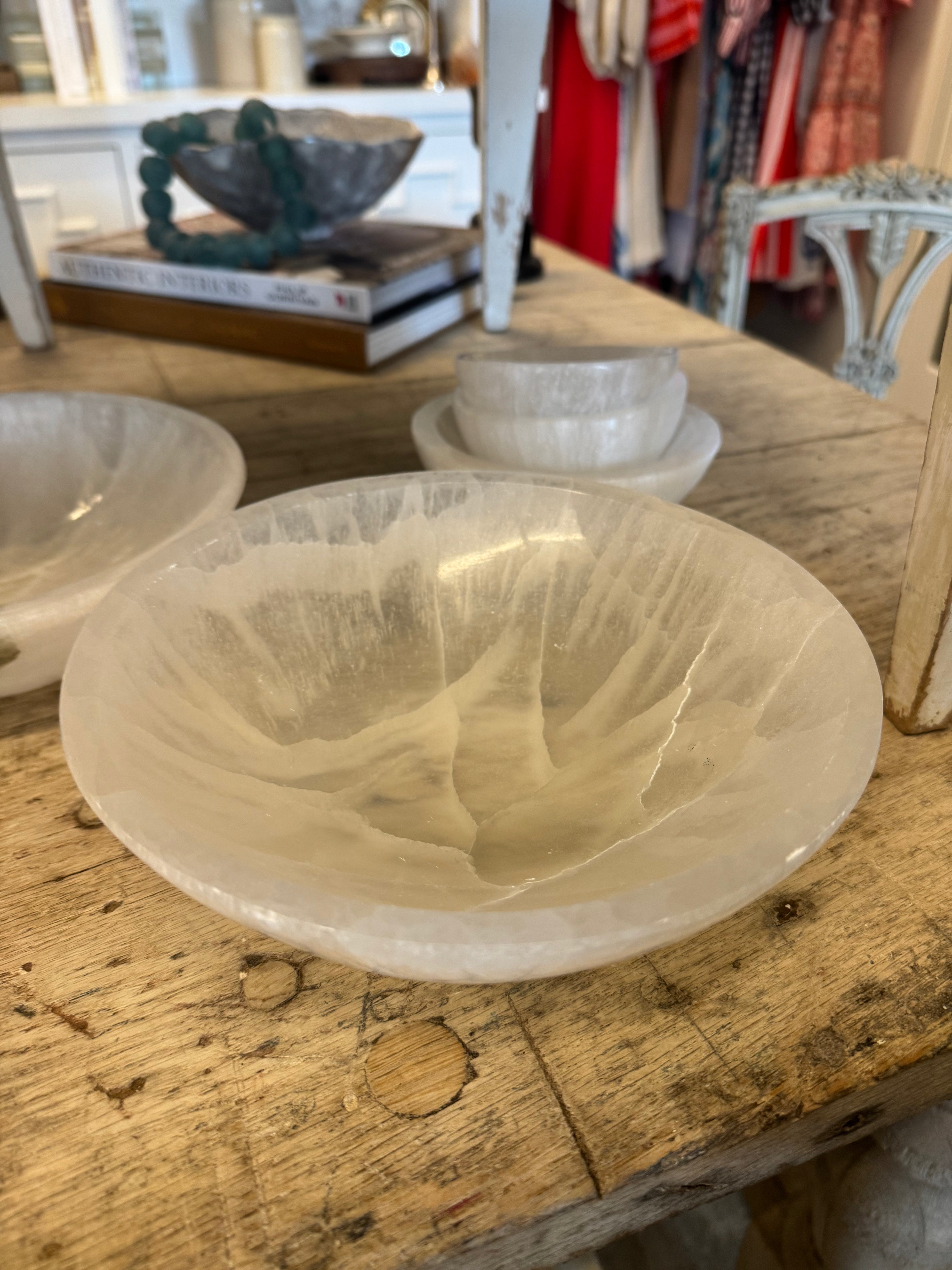 Selenite Bowls