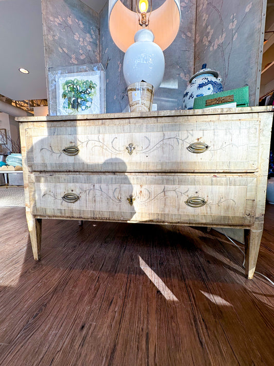 Antique Two Drawer Chest