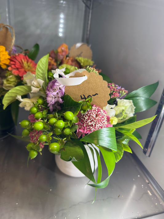 Small Vase with Florals