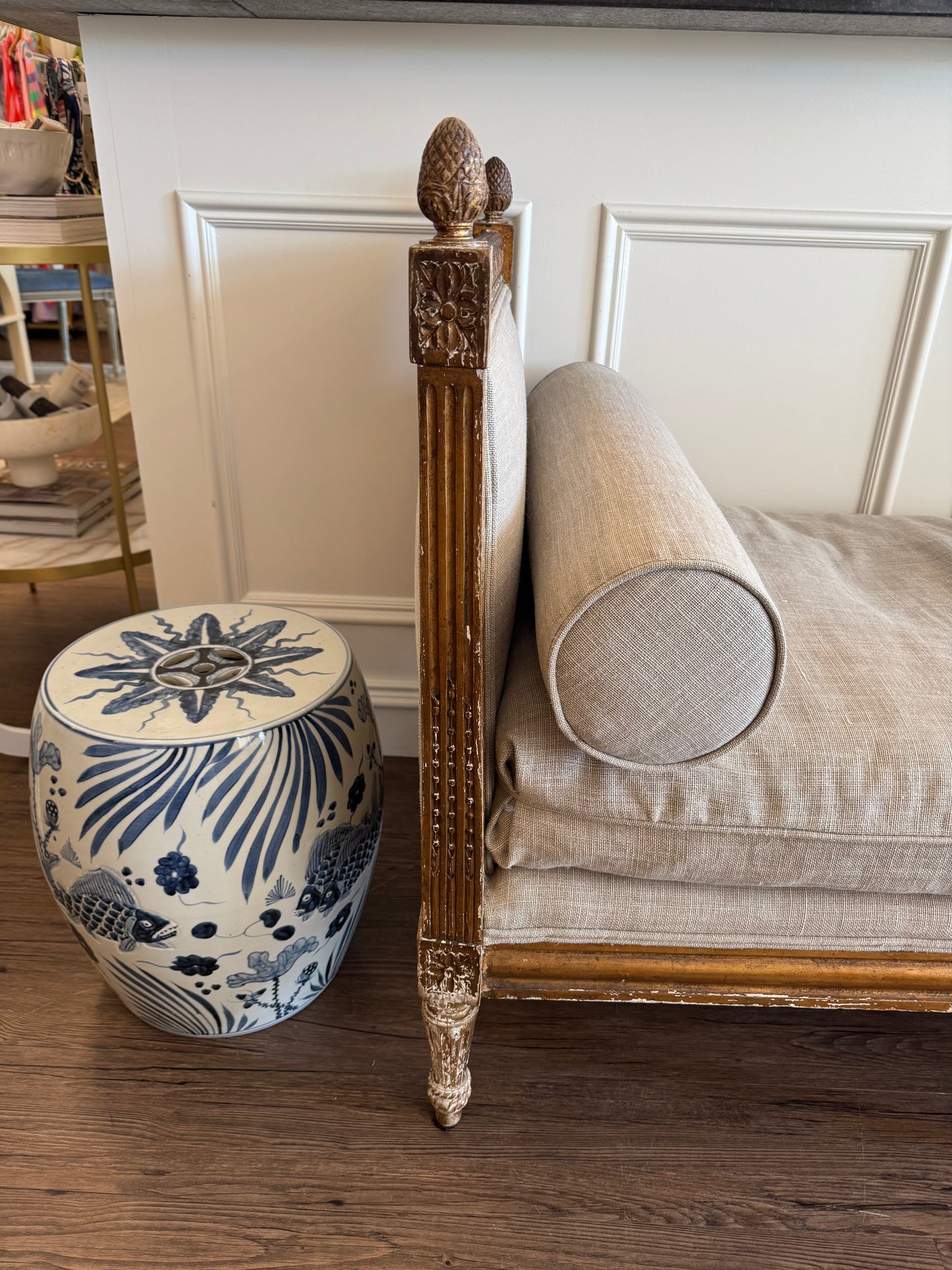 Antique Upholstered Daybed