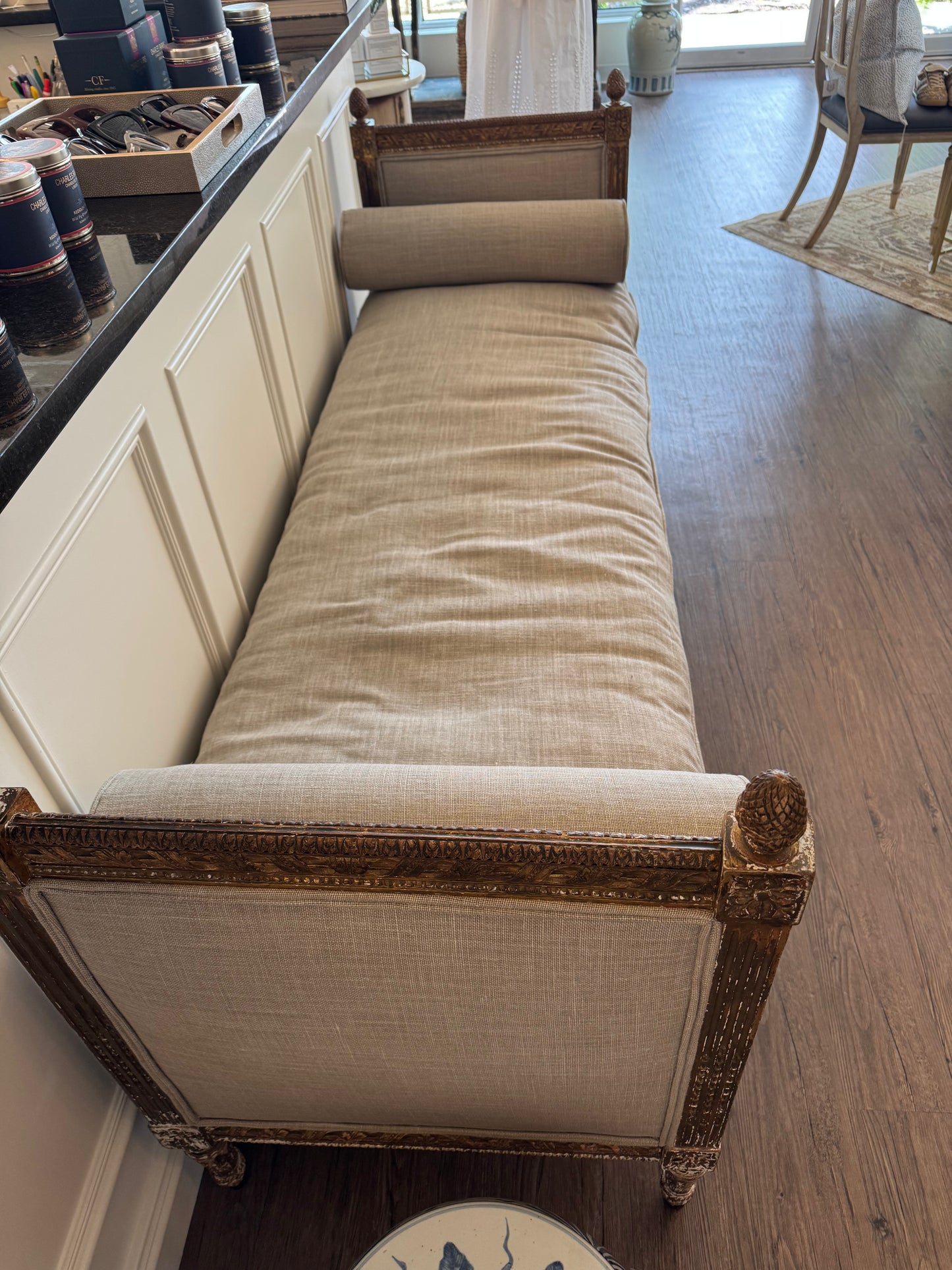Antique Upholstered Daybed