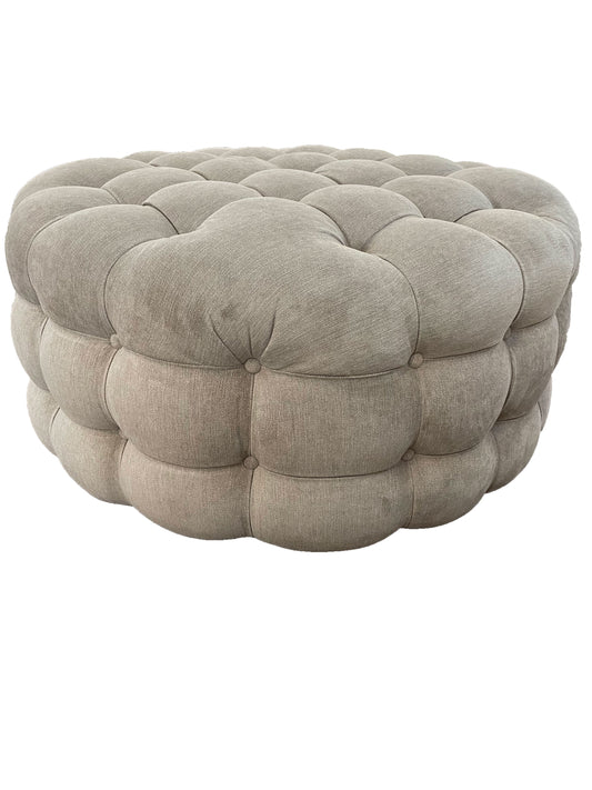 Mora Round Tufted Ottoman