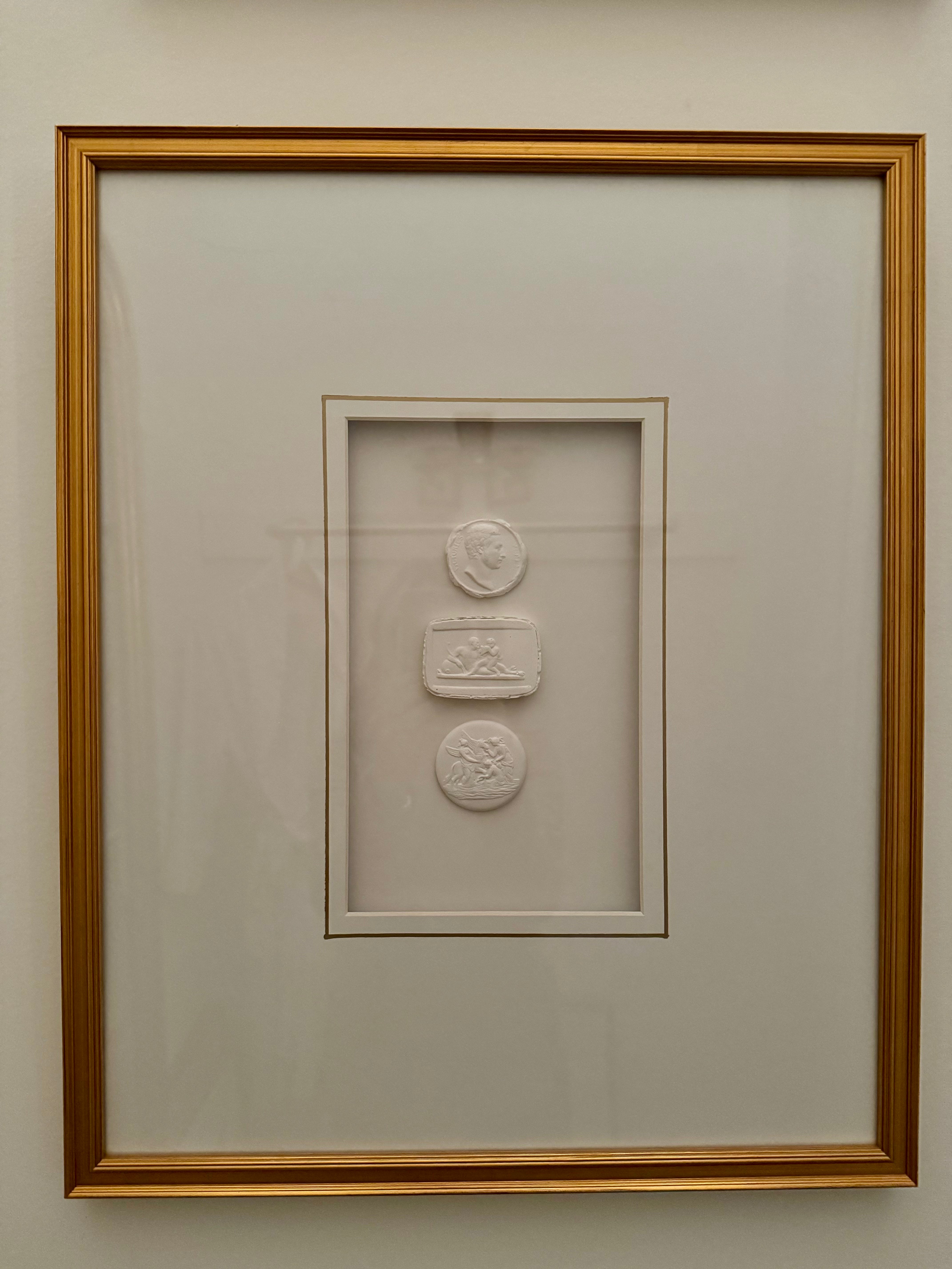 Framed Triple Intaglios