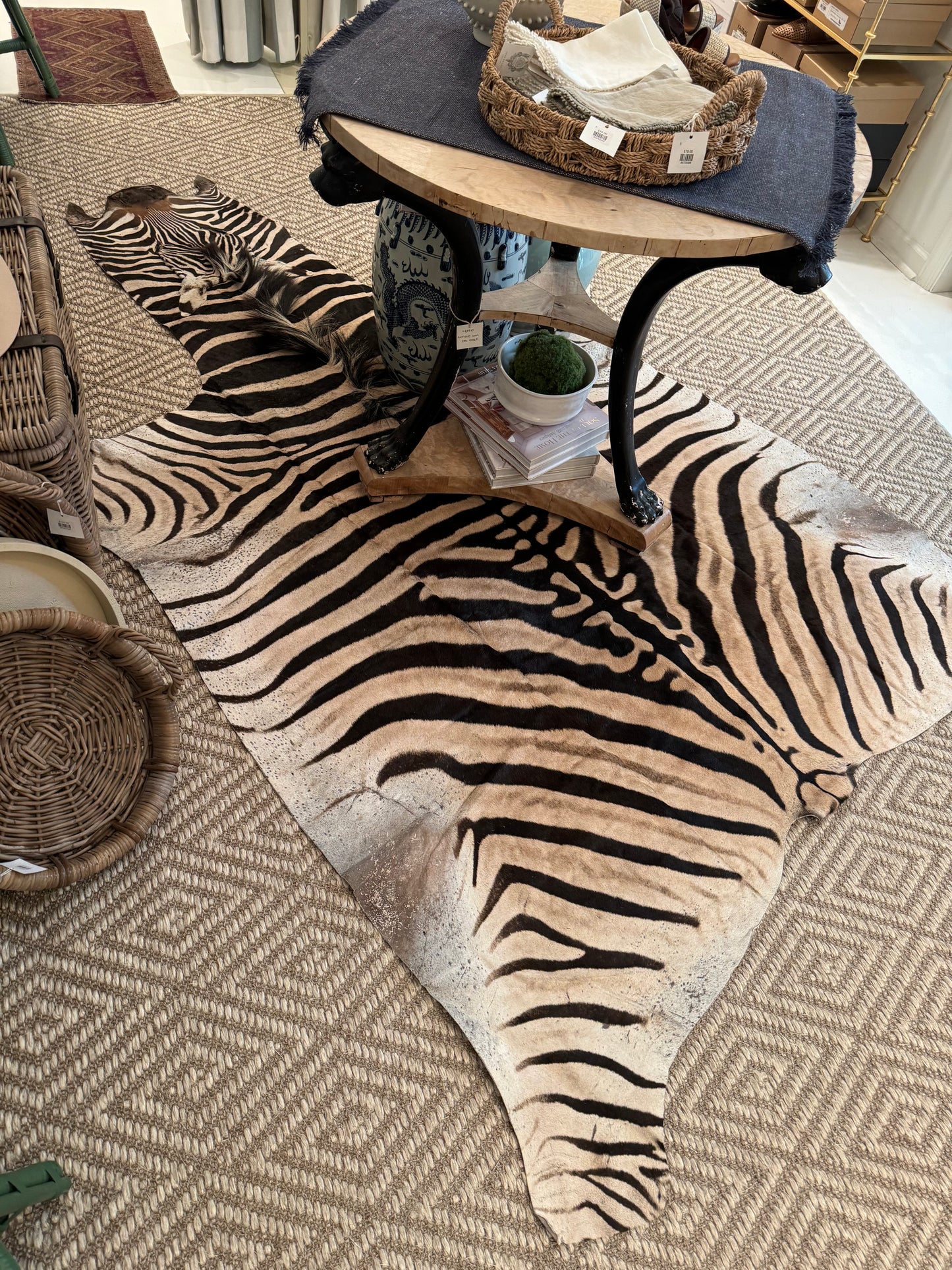 Zebra Hide Rug