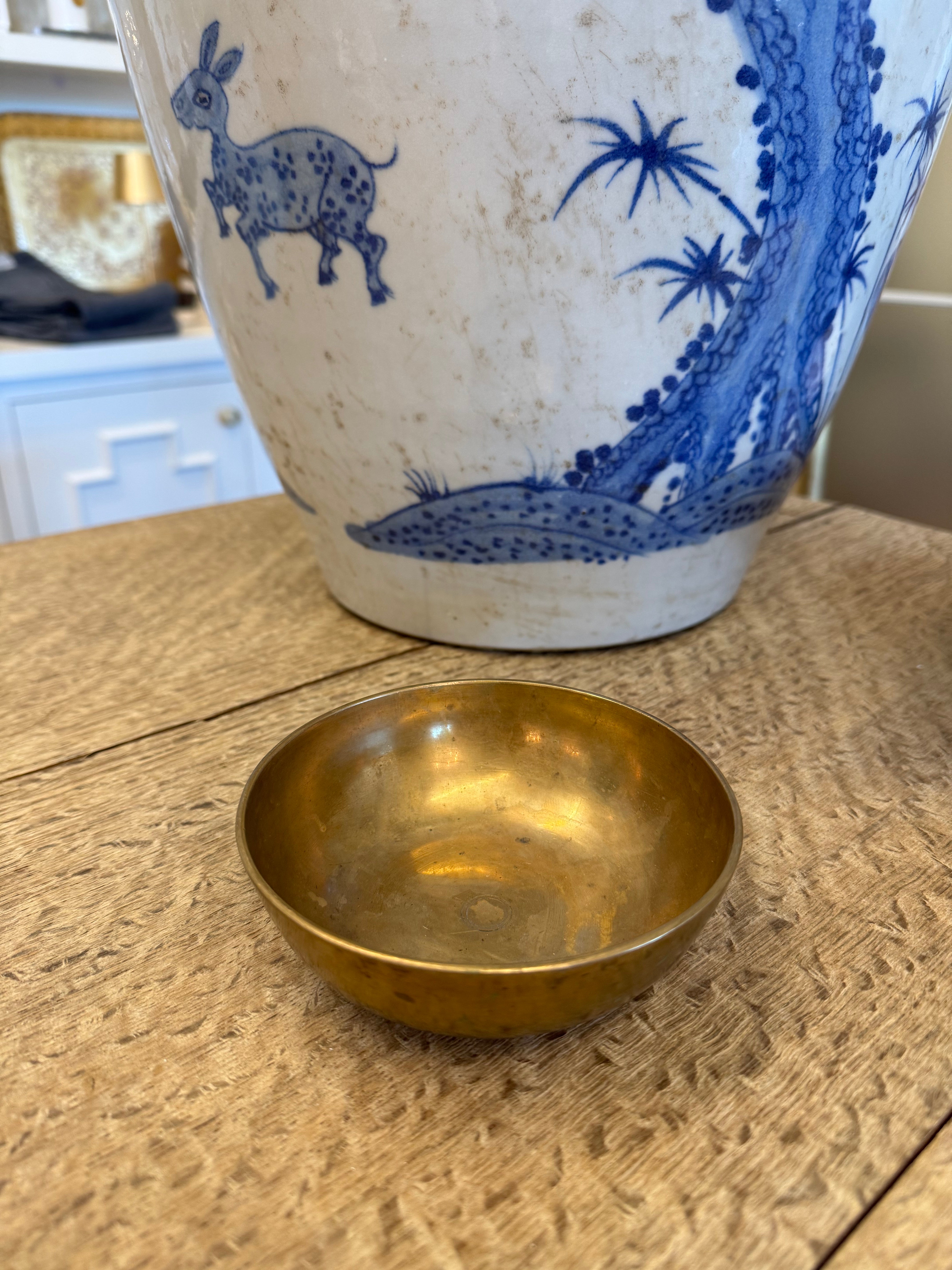 Vintage Brass Bowl