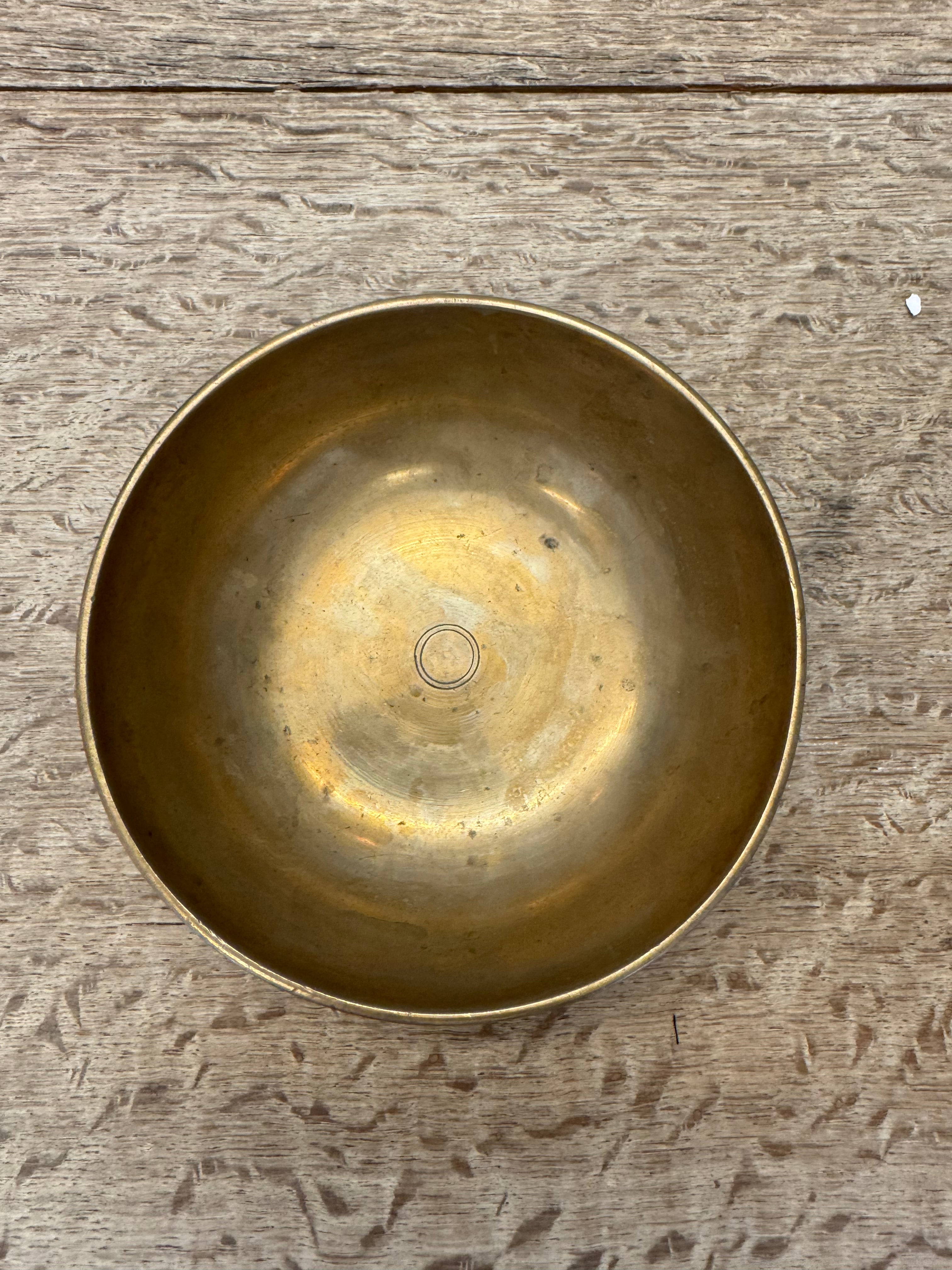 Vintage Brass Bowl