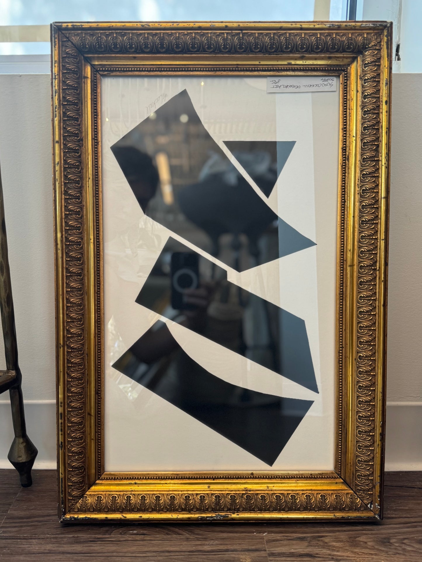 Abstract Black & White Framed Art