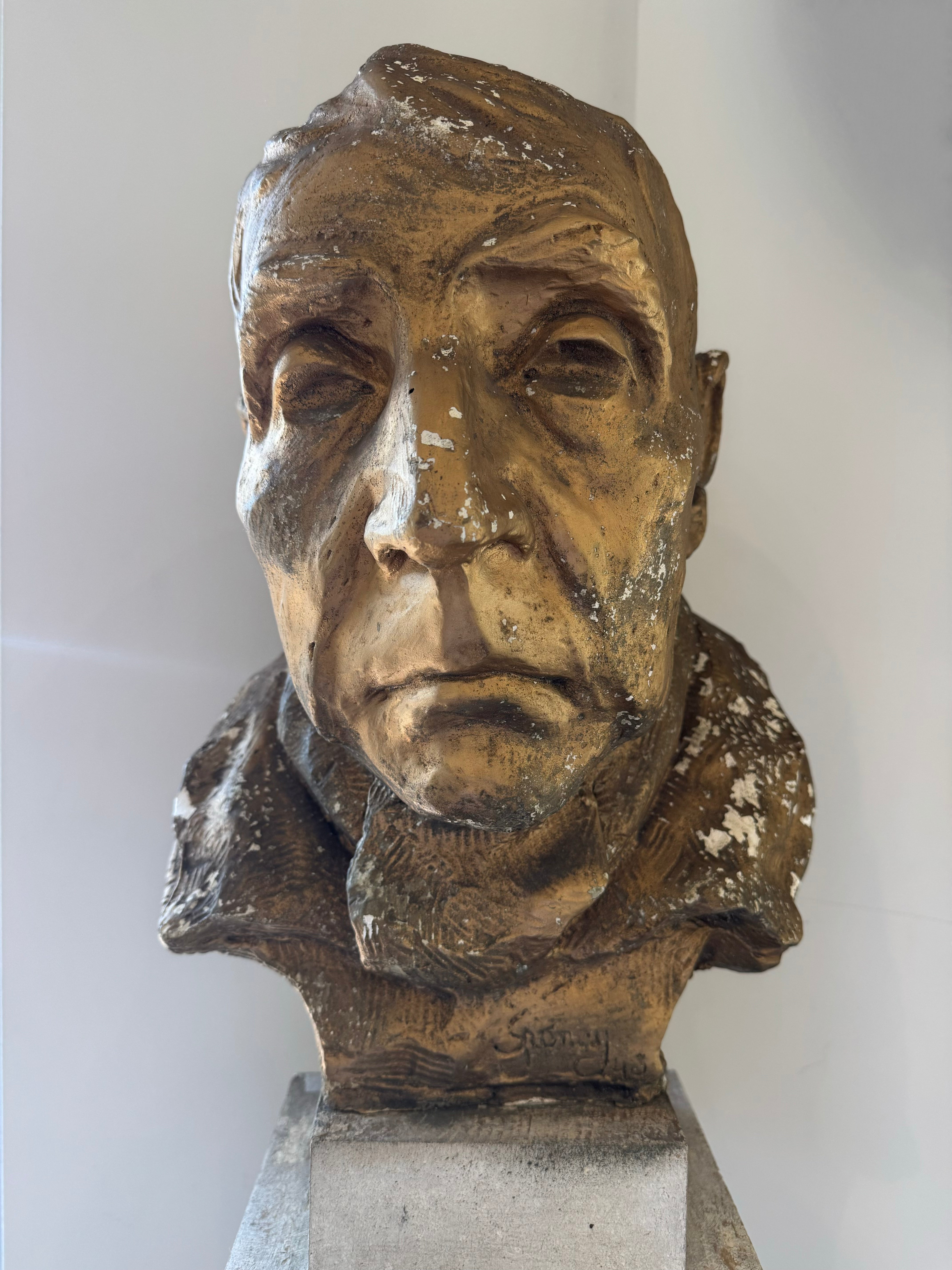 Plaster Bust