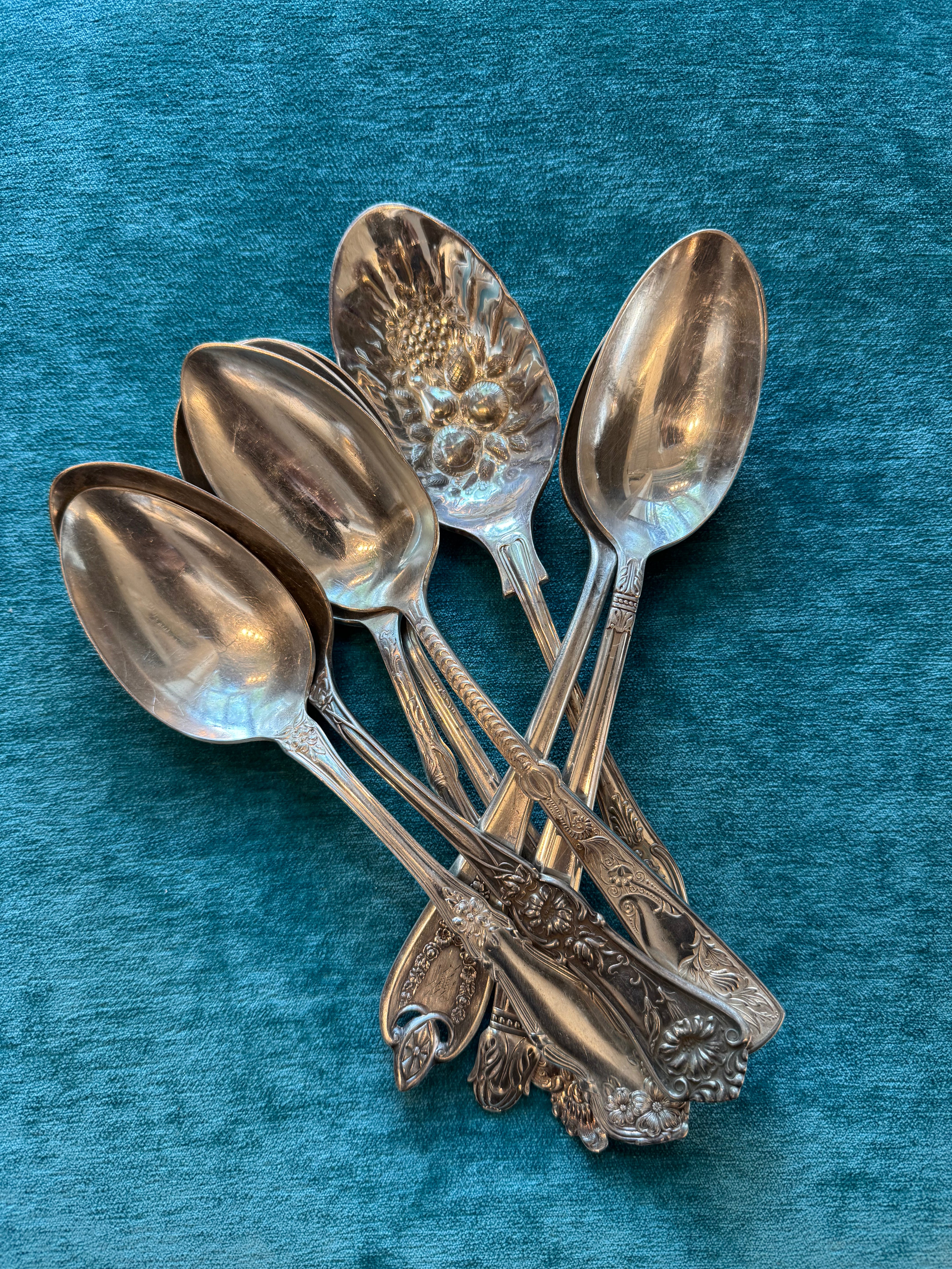 Silver Plated Serving Spoons