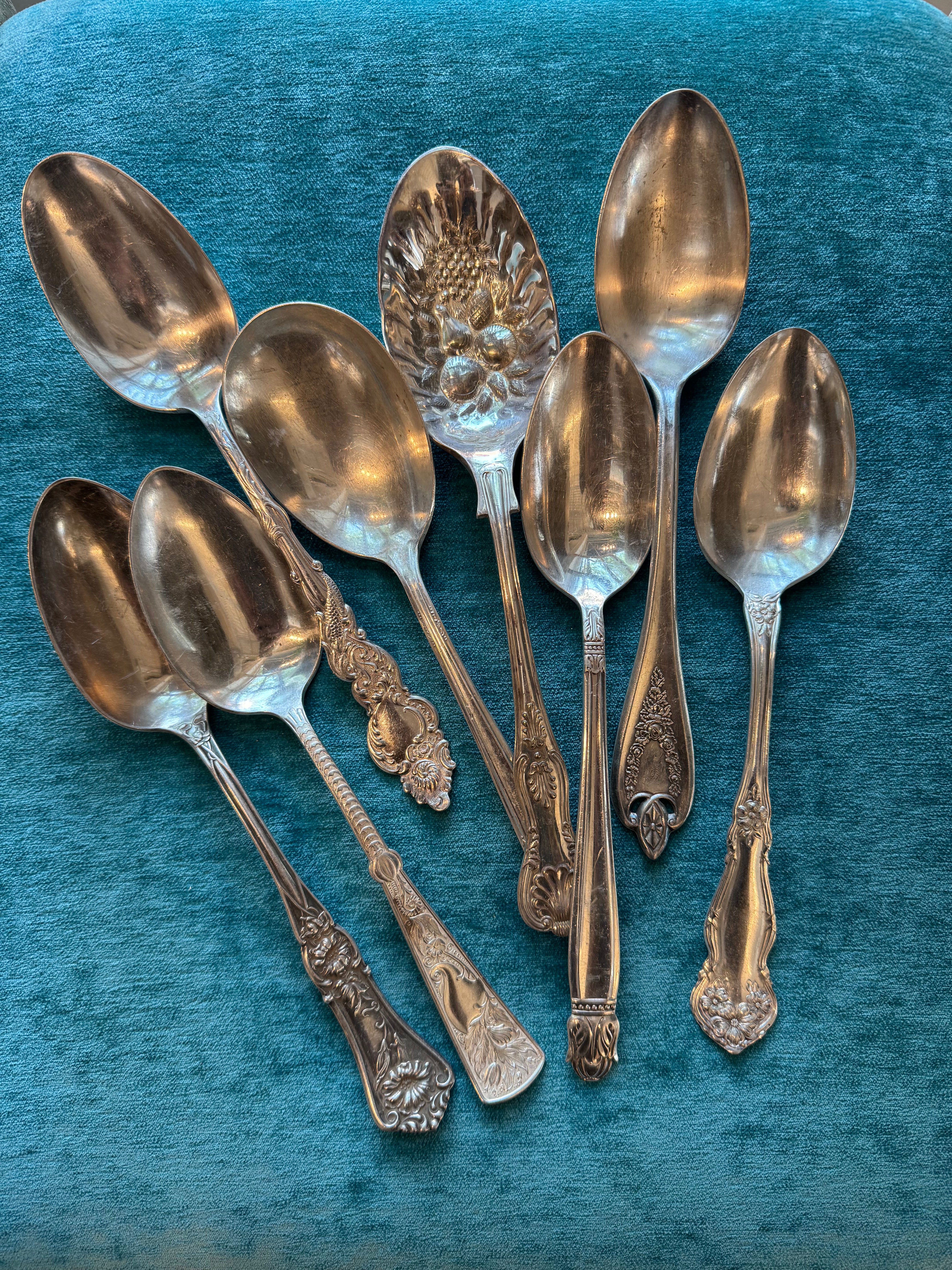 Silver Plated Serving Spoons