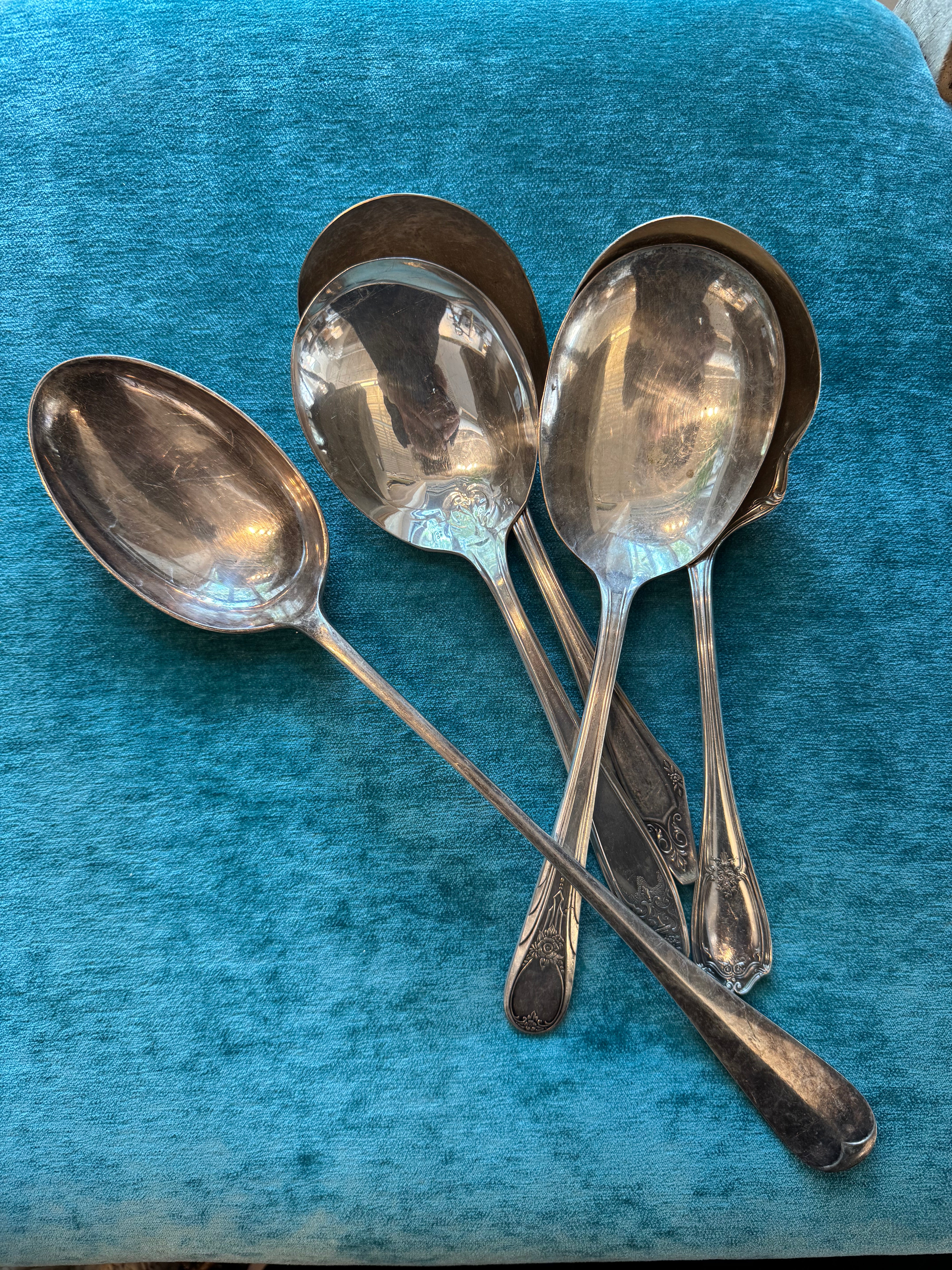 Silver Plated Serving Spoons