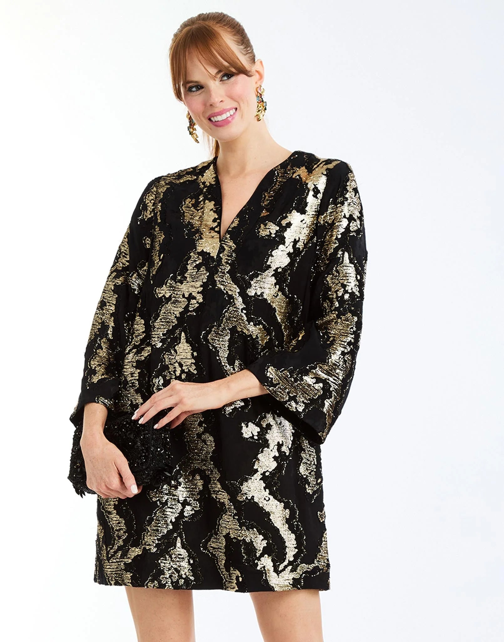 Ines Caftan Mini Dress