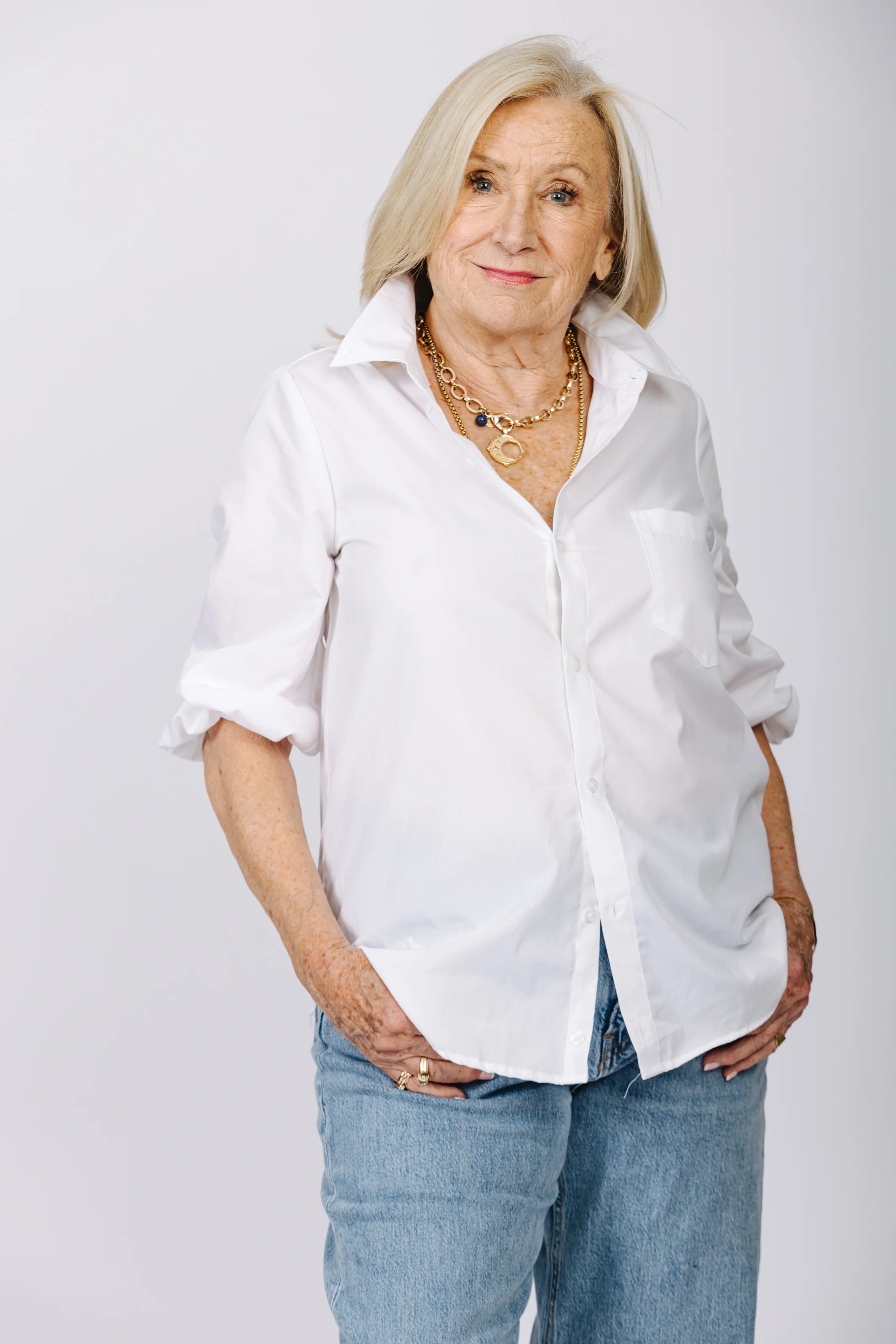 Meeghan Button Down