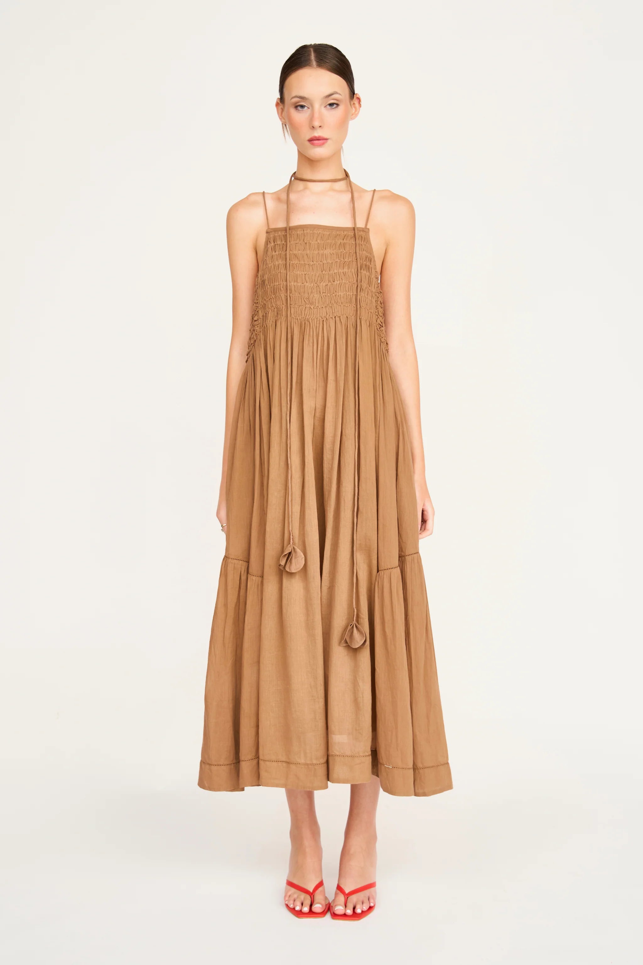 Janeiro Dress in Brownie