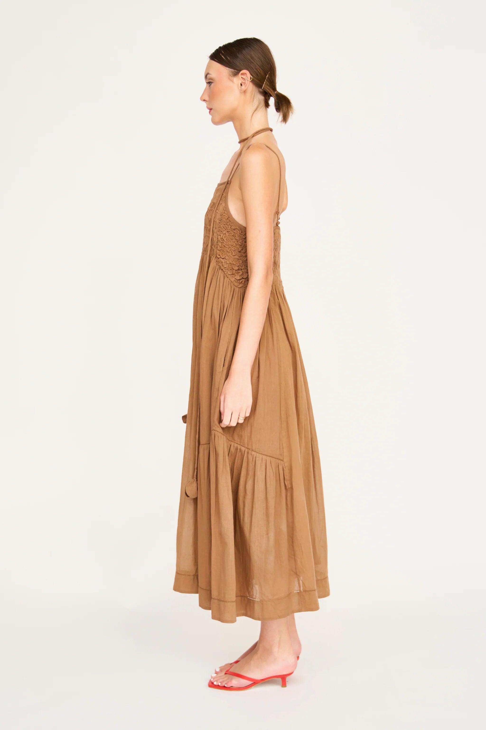 Janeiro Dress in Brownie