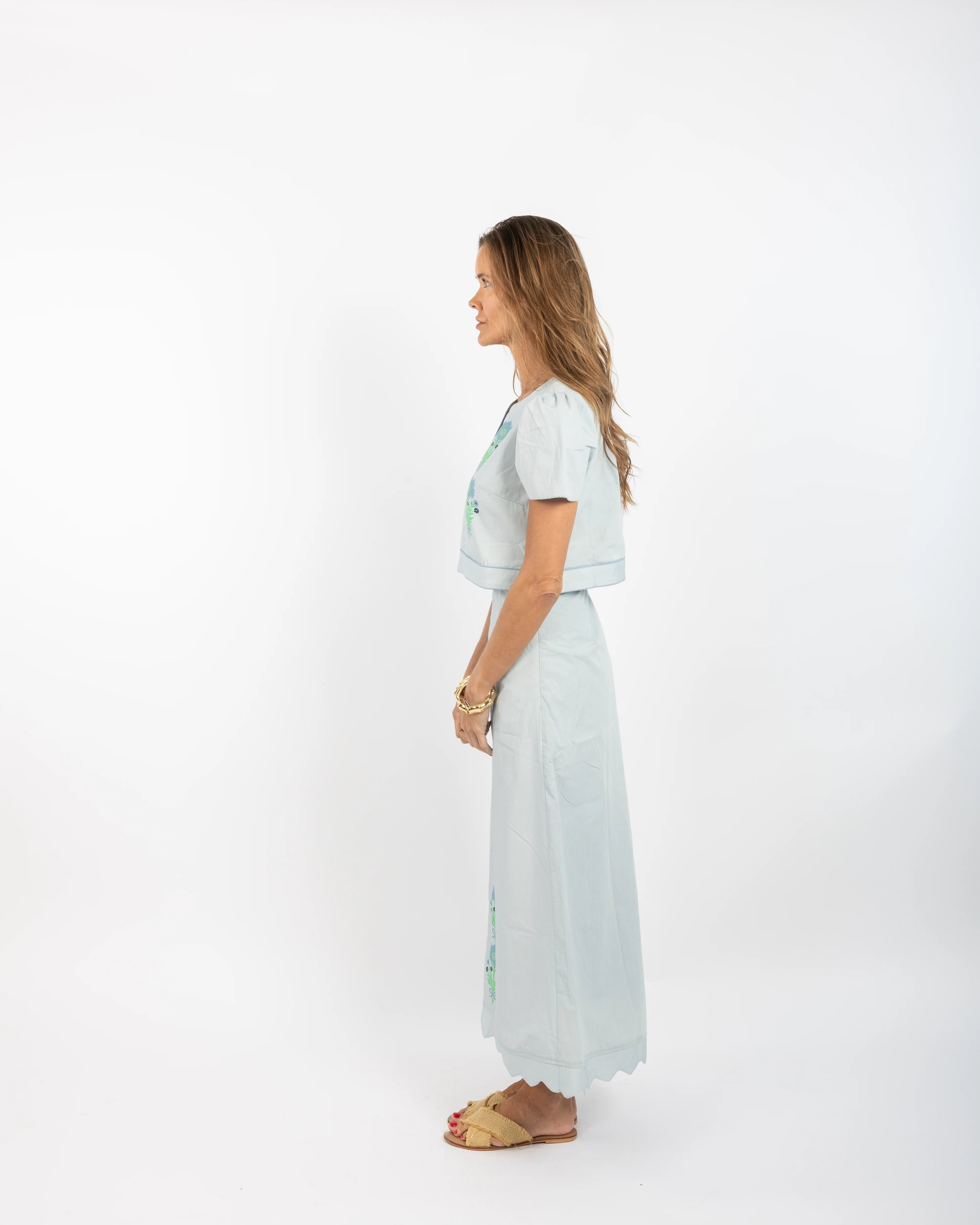 Emmy Set - Blue Mini Henrietta