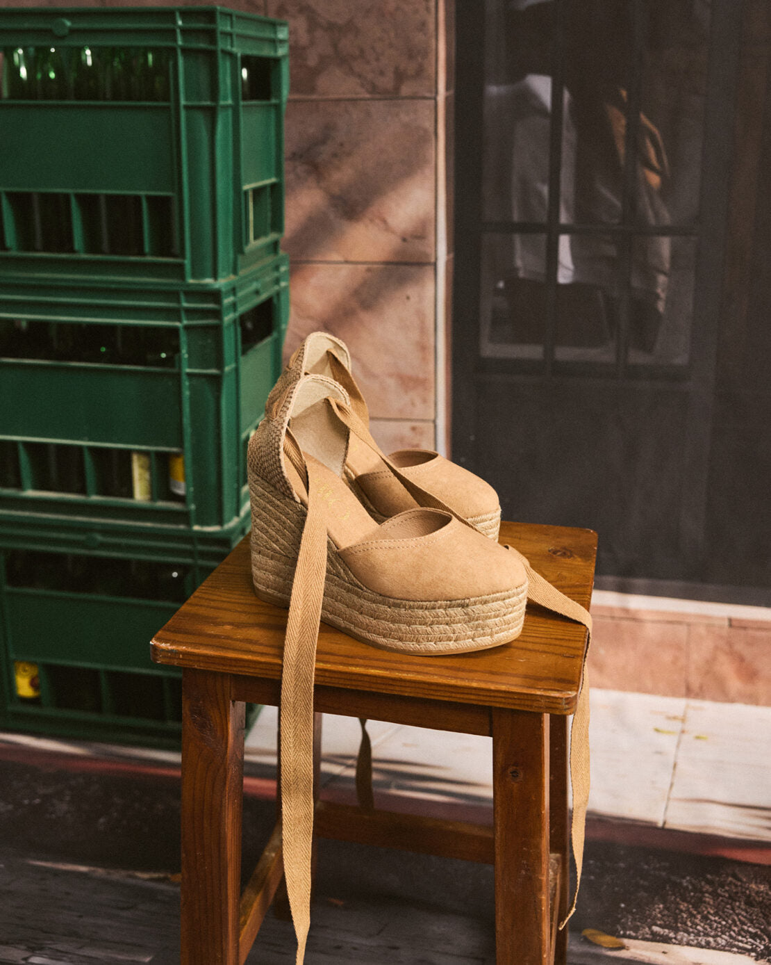 Koa High Wedge Espadrilles