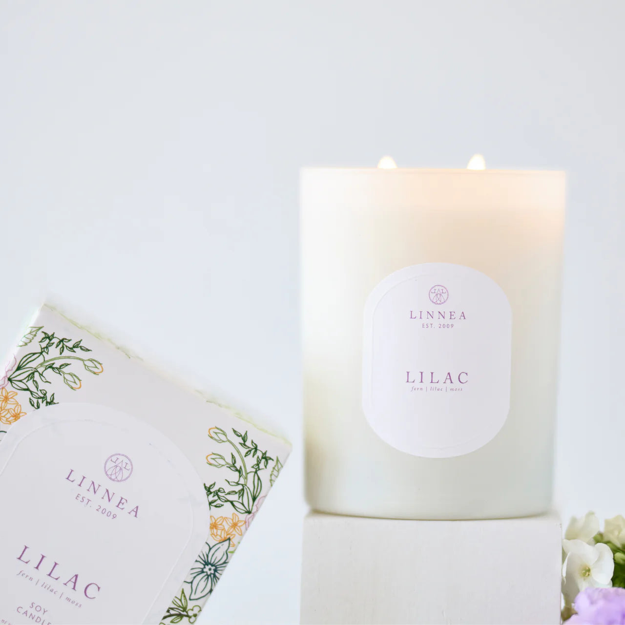 Lilac Large 2 Wick Candle