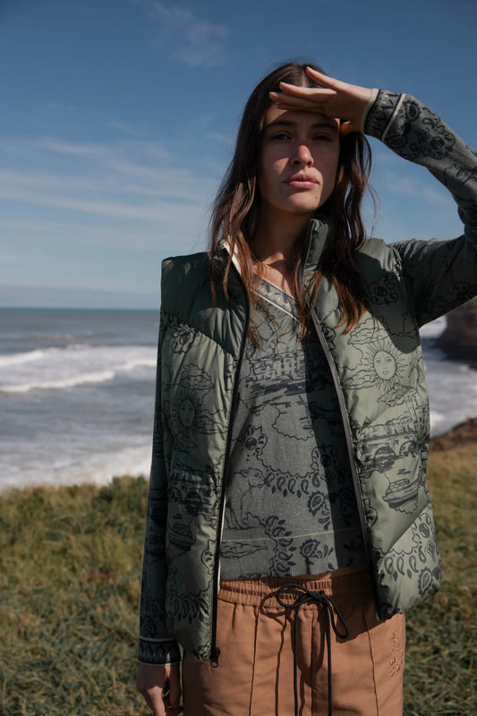 Italian Coast Green Vest