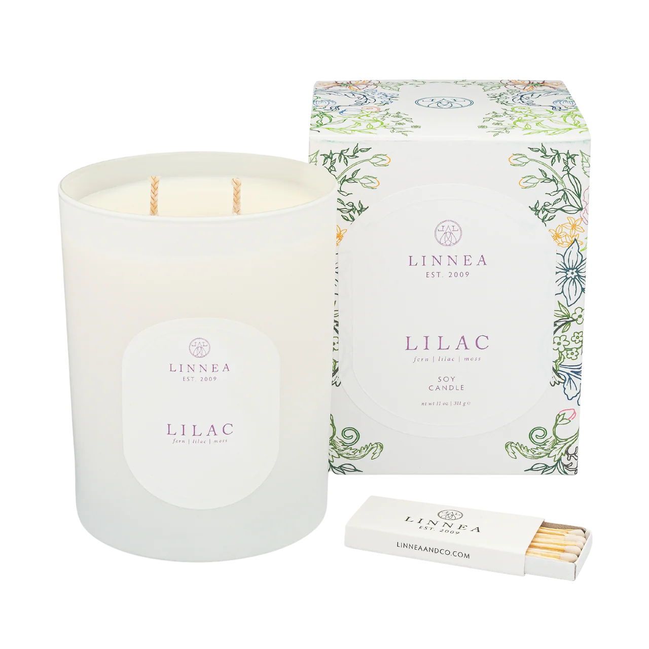 Lilac Large 2 Wick Candle