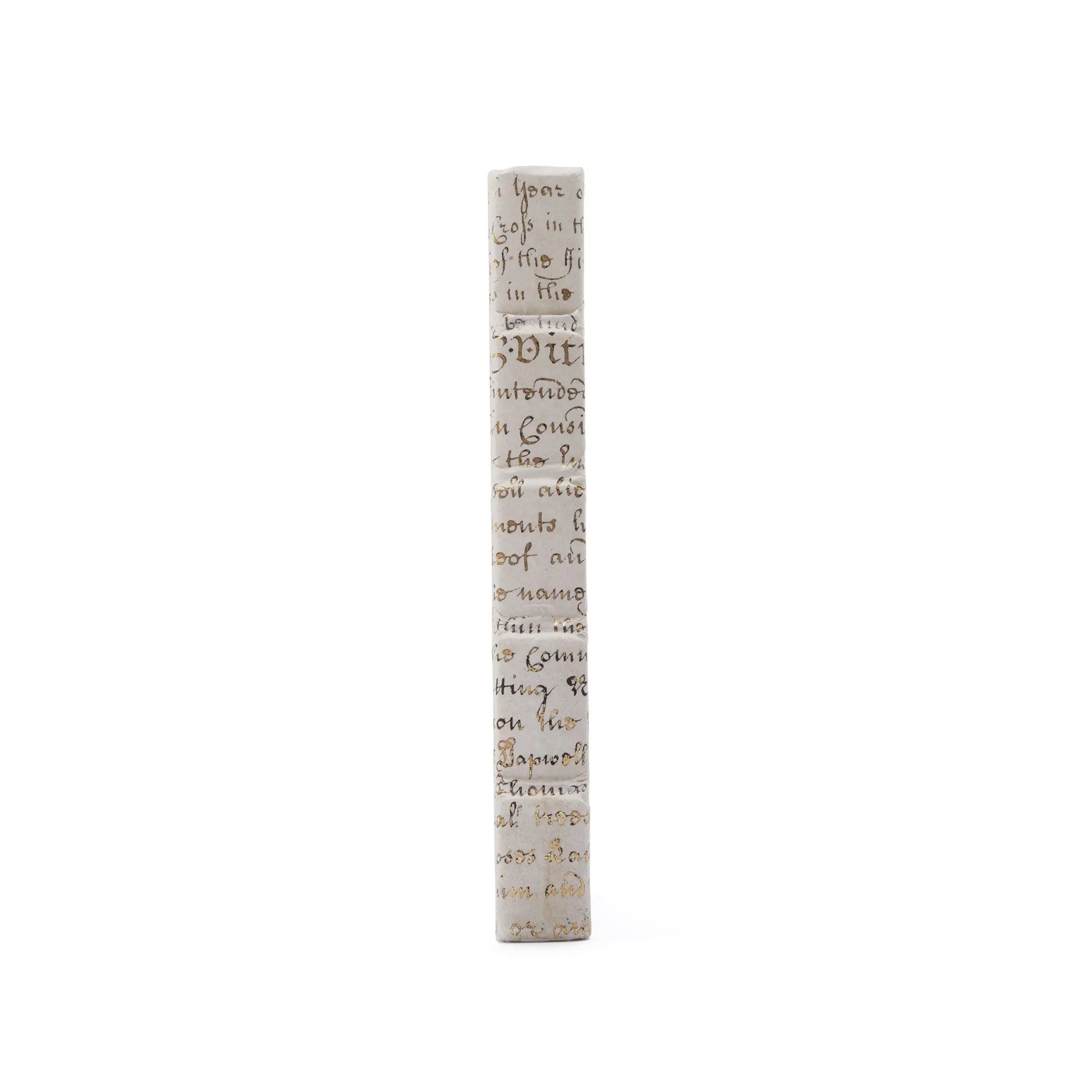 Ivory Script Gold Leaf Books