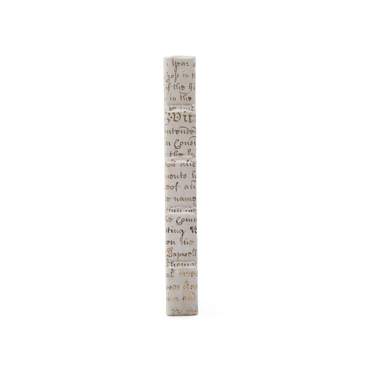 Ivory Script Gold Leaf Books